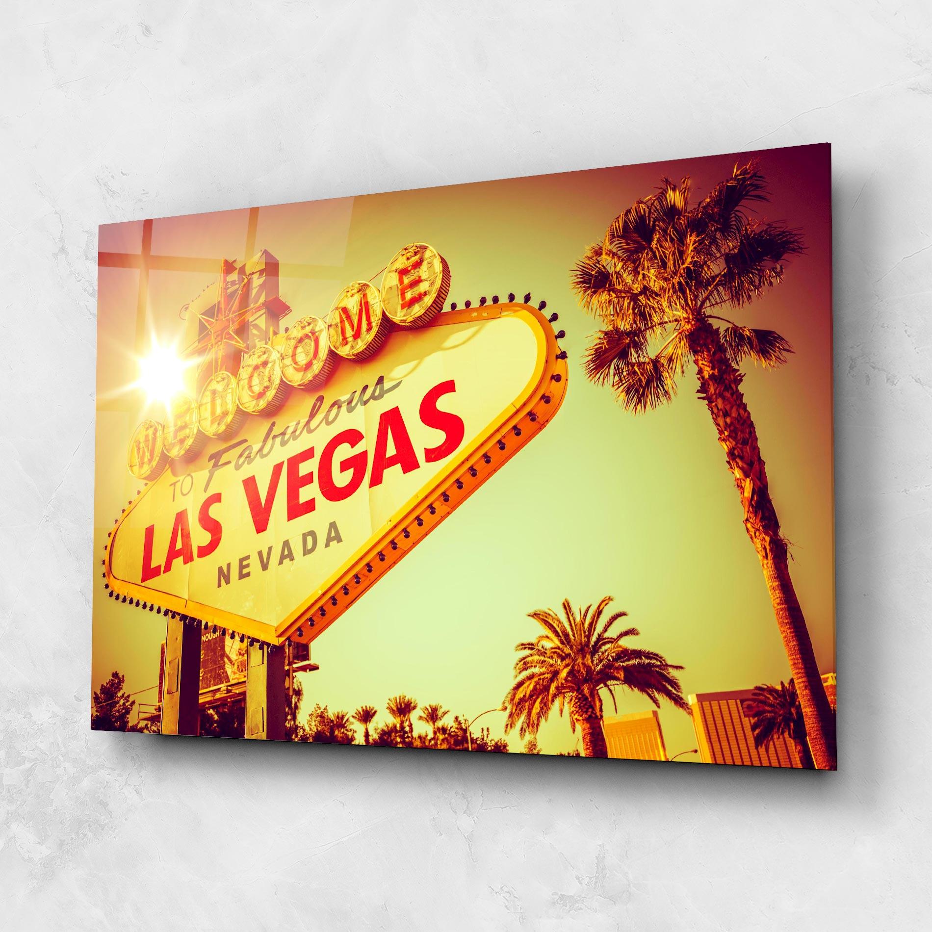 Tablou Sticla Las Vegas Nevada mockup 1