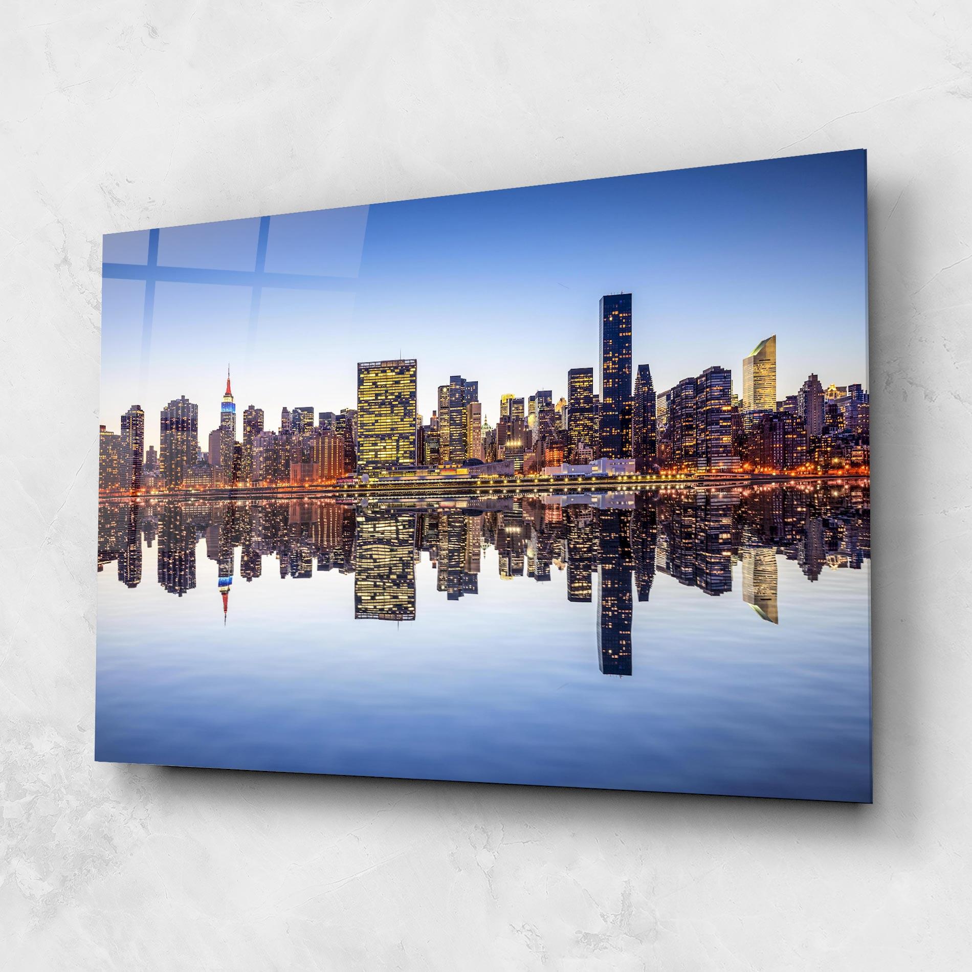 Tablou Sticla New York City mockup 1