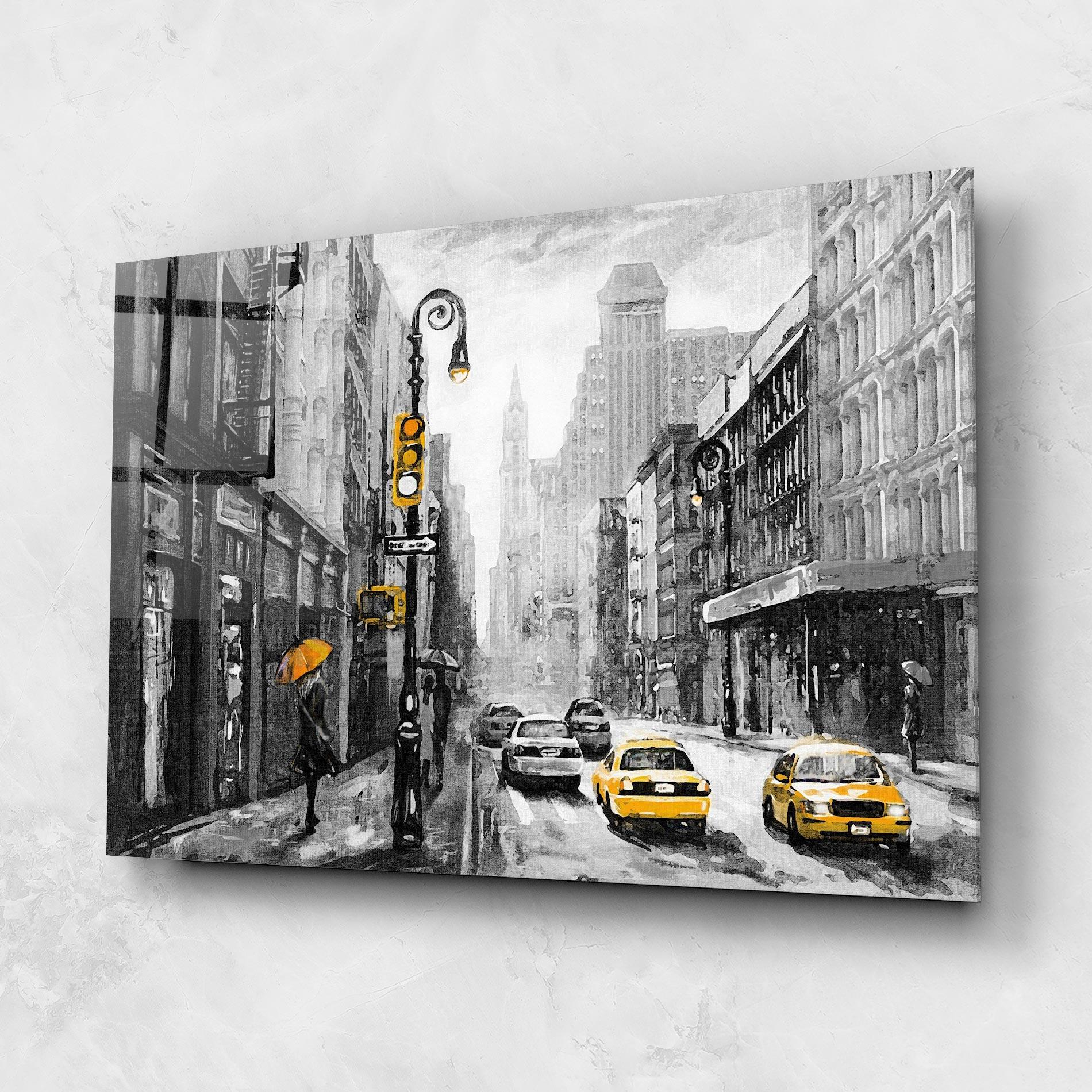 Tablou Sticla New York Shades mockup 1