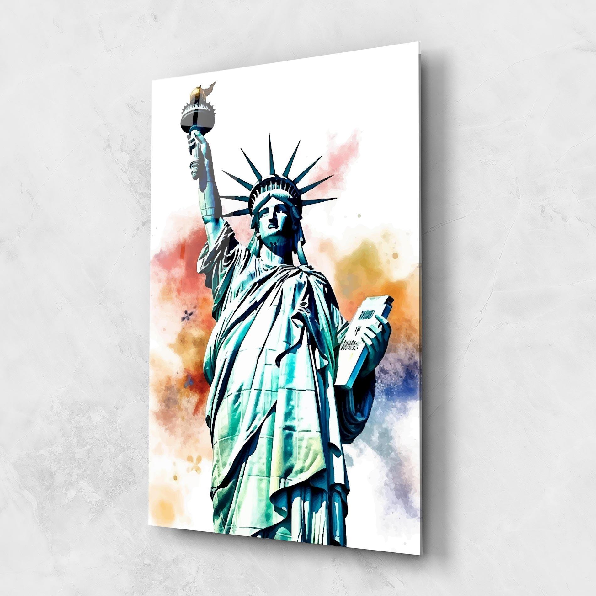 Tablou Sticla Liberty Art mockup 1
