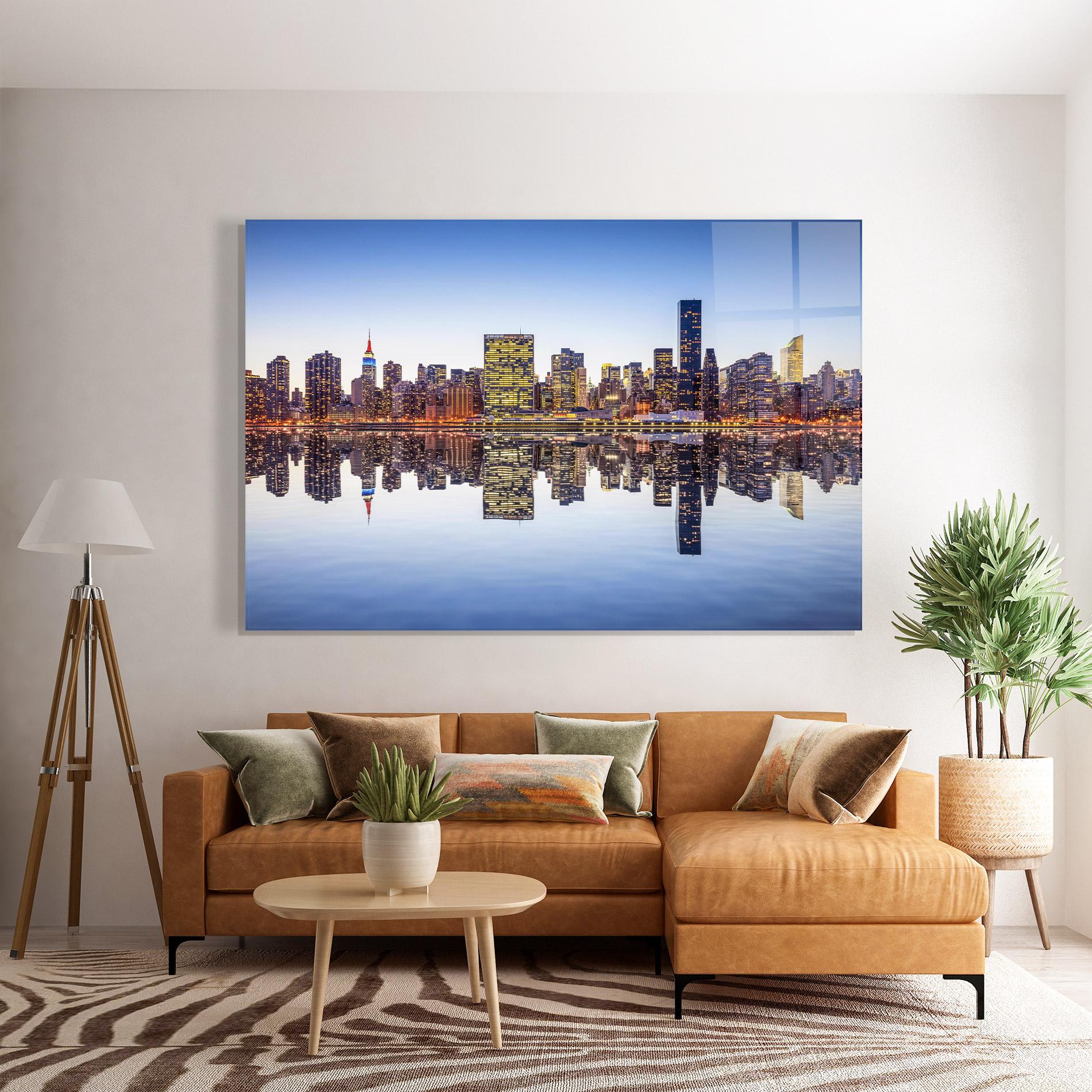 Tablou Sticla New York City mockup 7