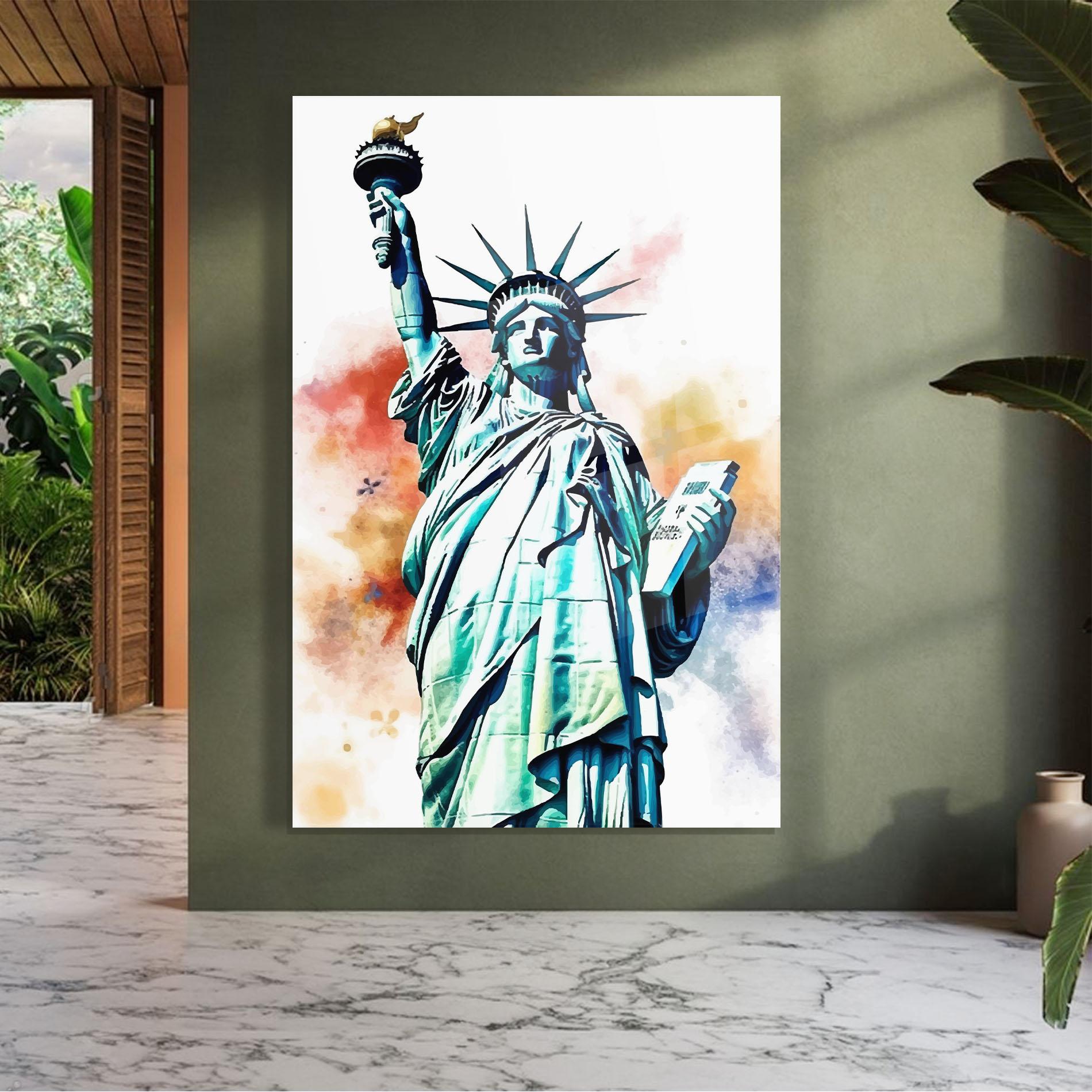 Tablou Sticla Liberty Art mockup 7