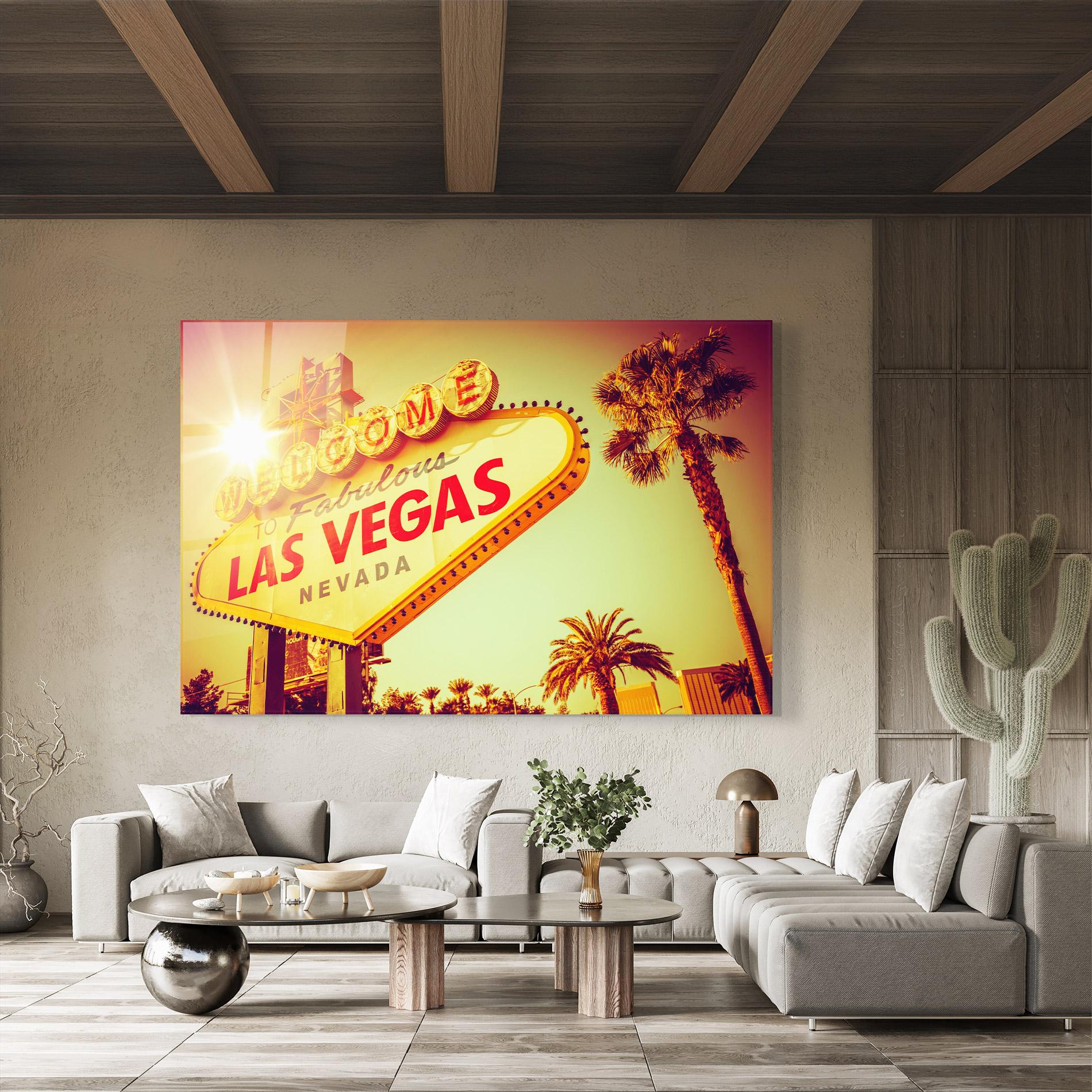 Tablou Sticla Las Vegas Nevada mockup 8