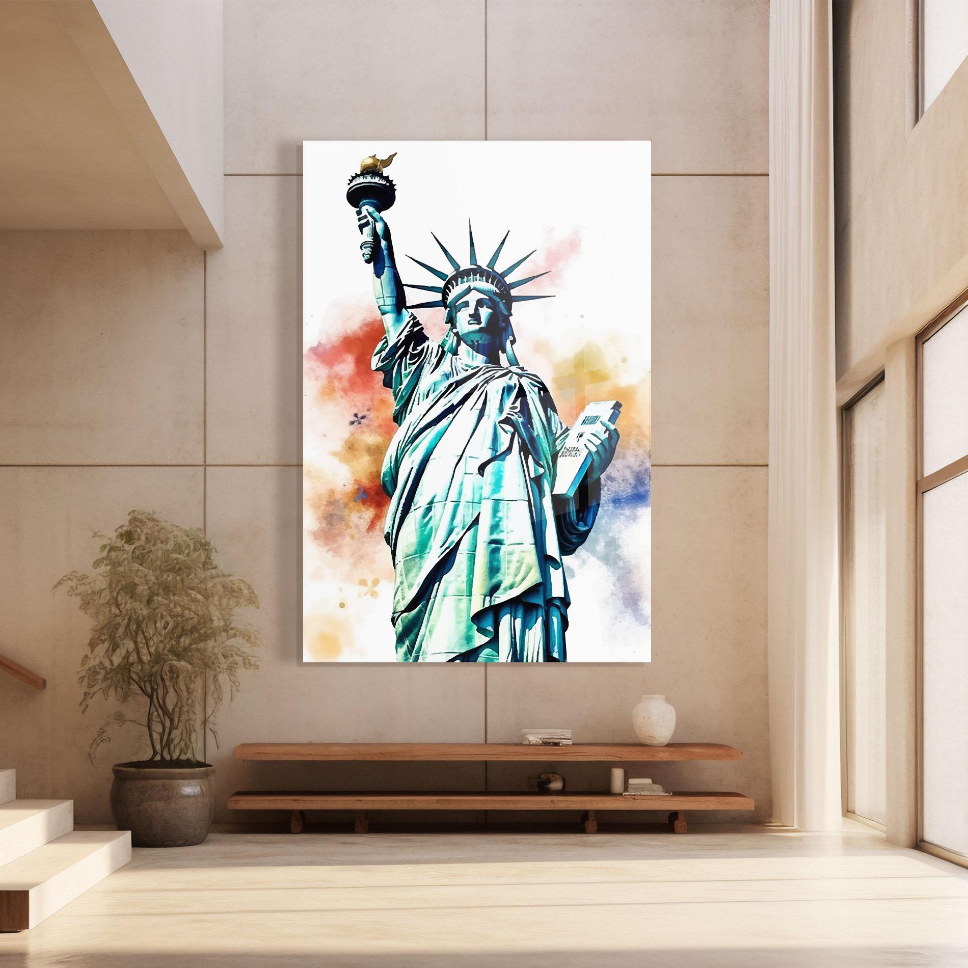 Tablou Sticla Liberty Art mockup 8