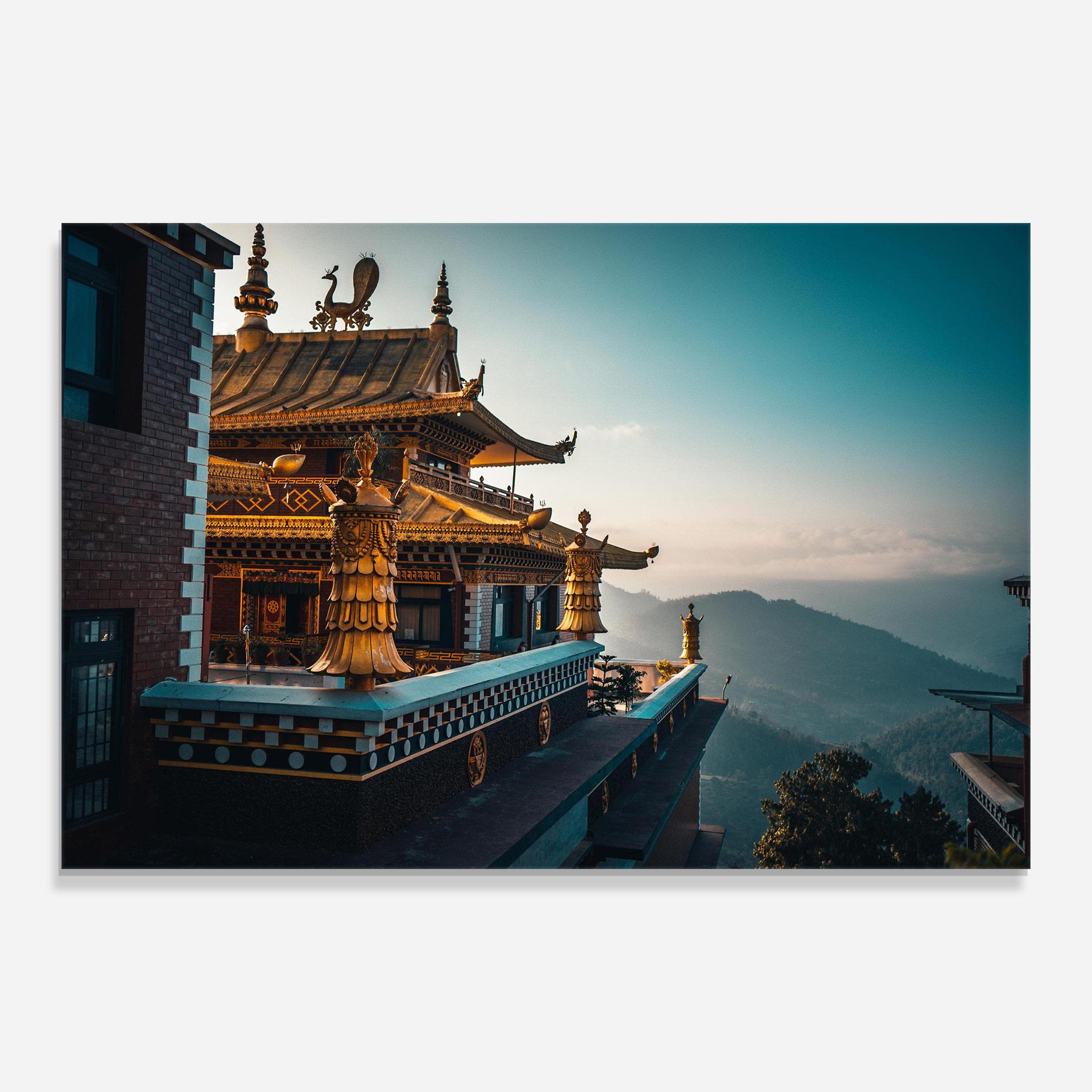 Tablou Sticla Namo Buddha mockup 0