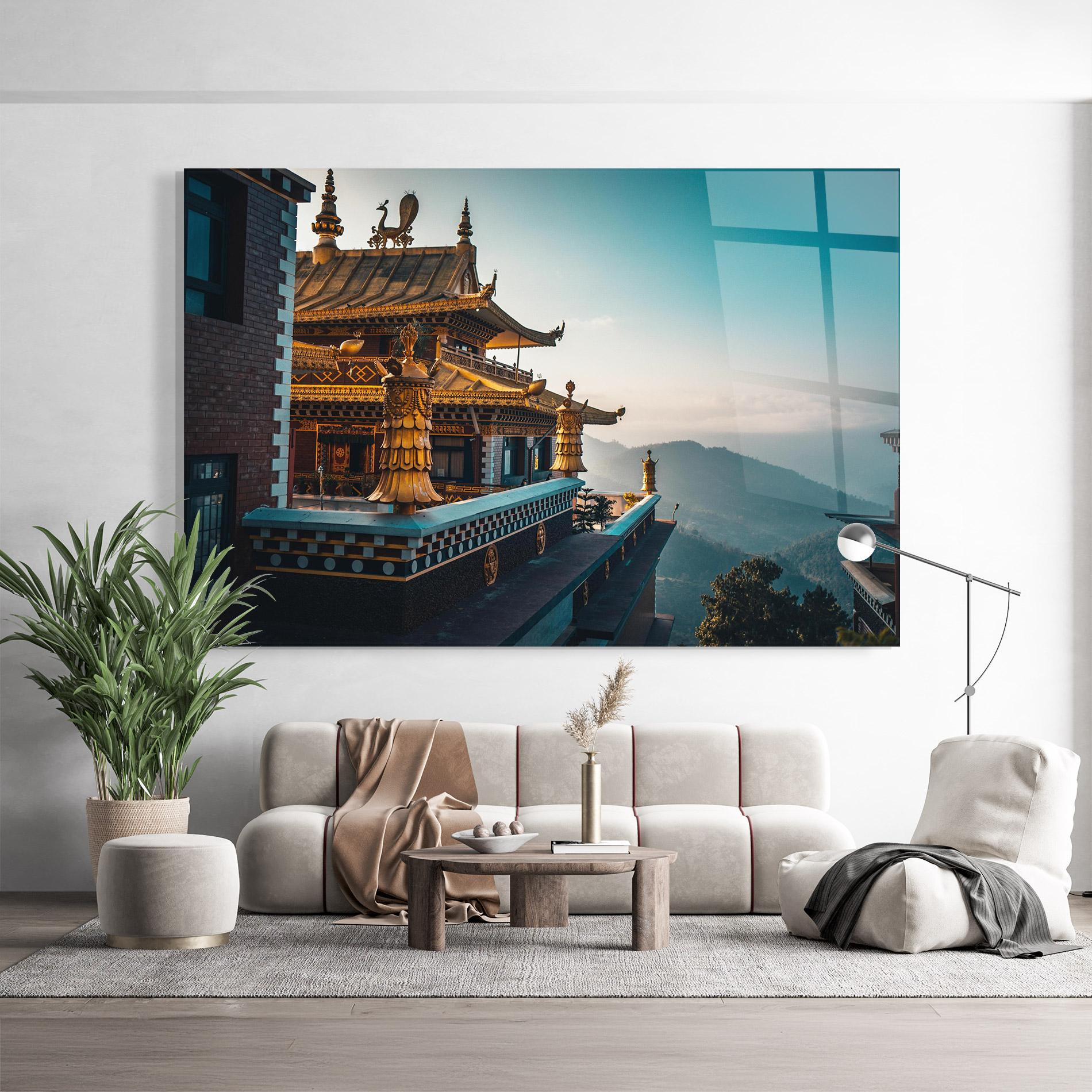 Tablou Sticla Namo Buddha mockup 9