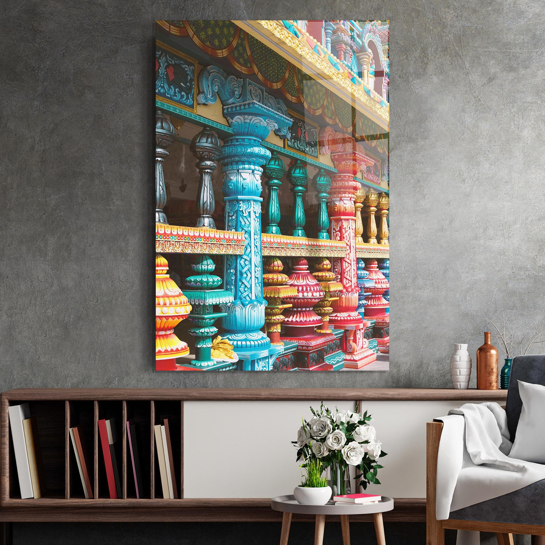 Tablou Sticla Batu Caves mockup 2