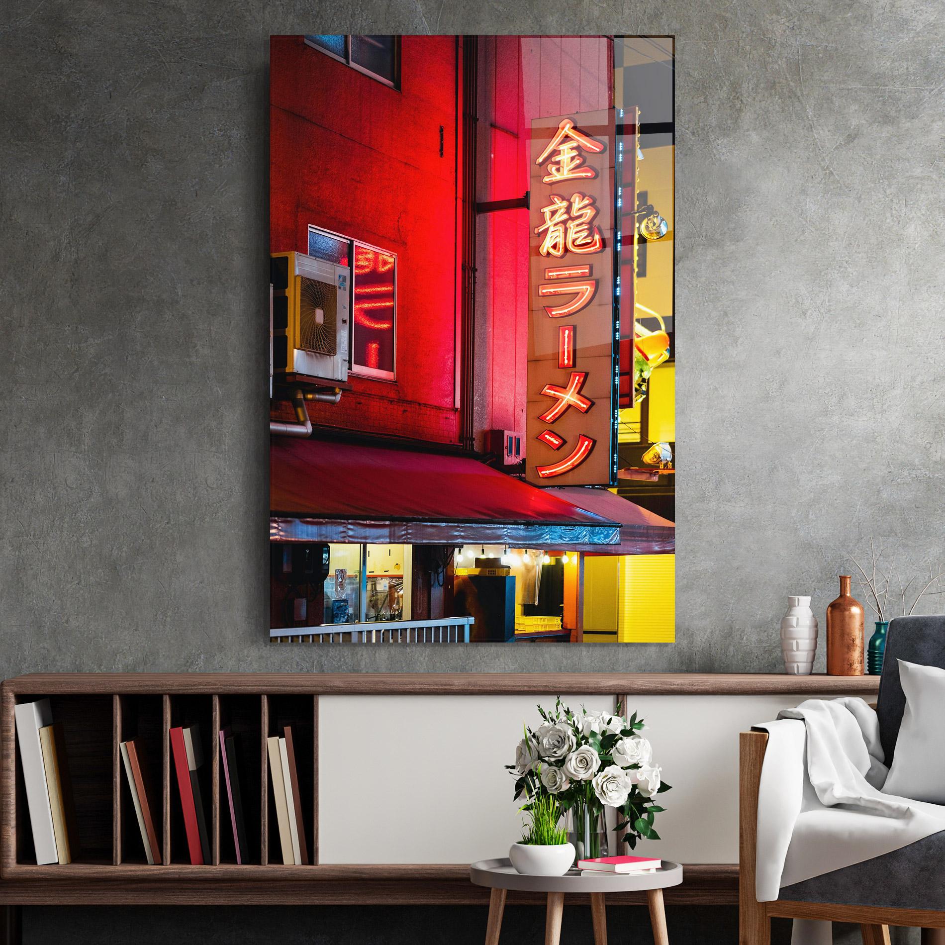 Tablou Sticla Ramen Restaurant mockup 2