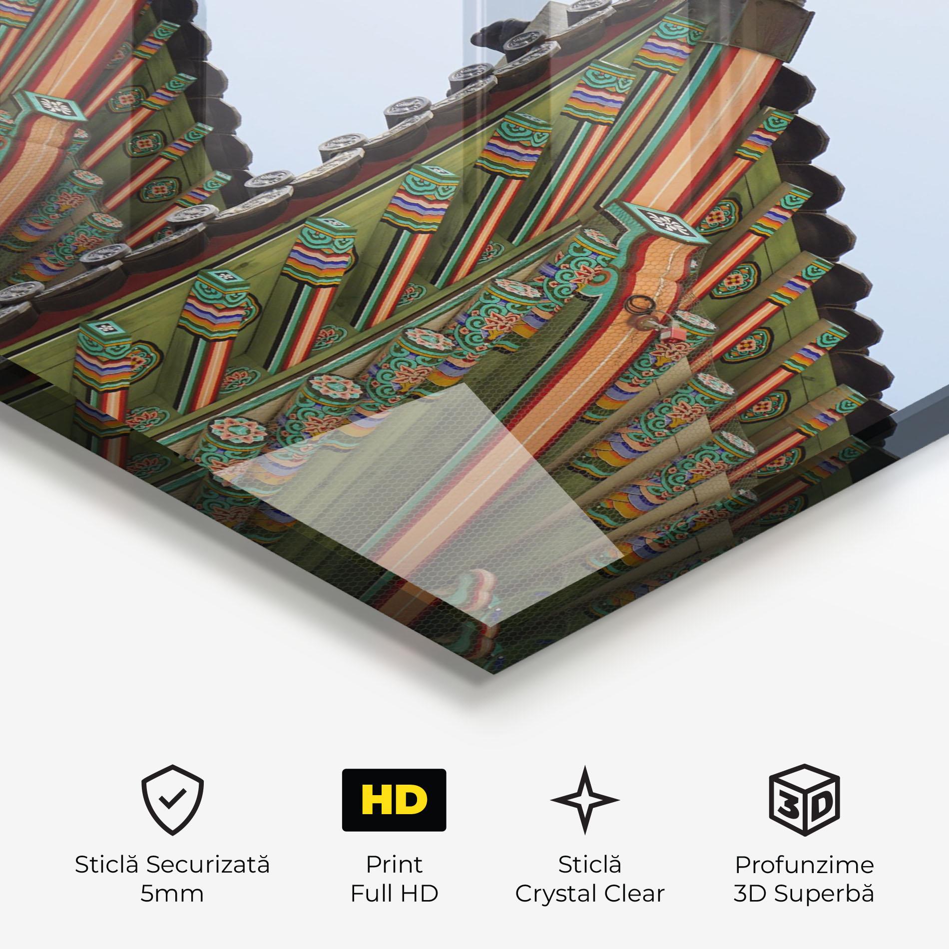 Tablou Sticla Gyeongbokgung View mockup 3