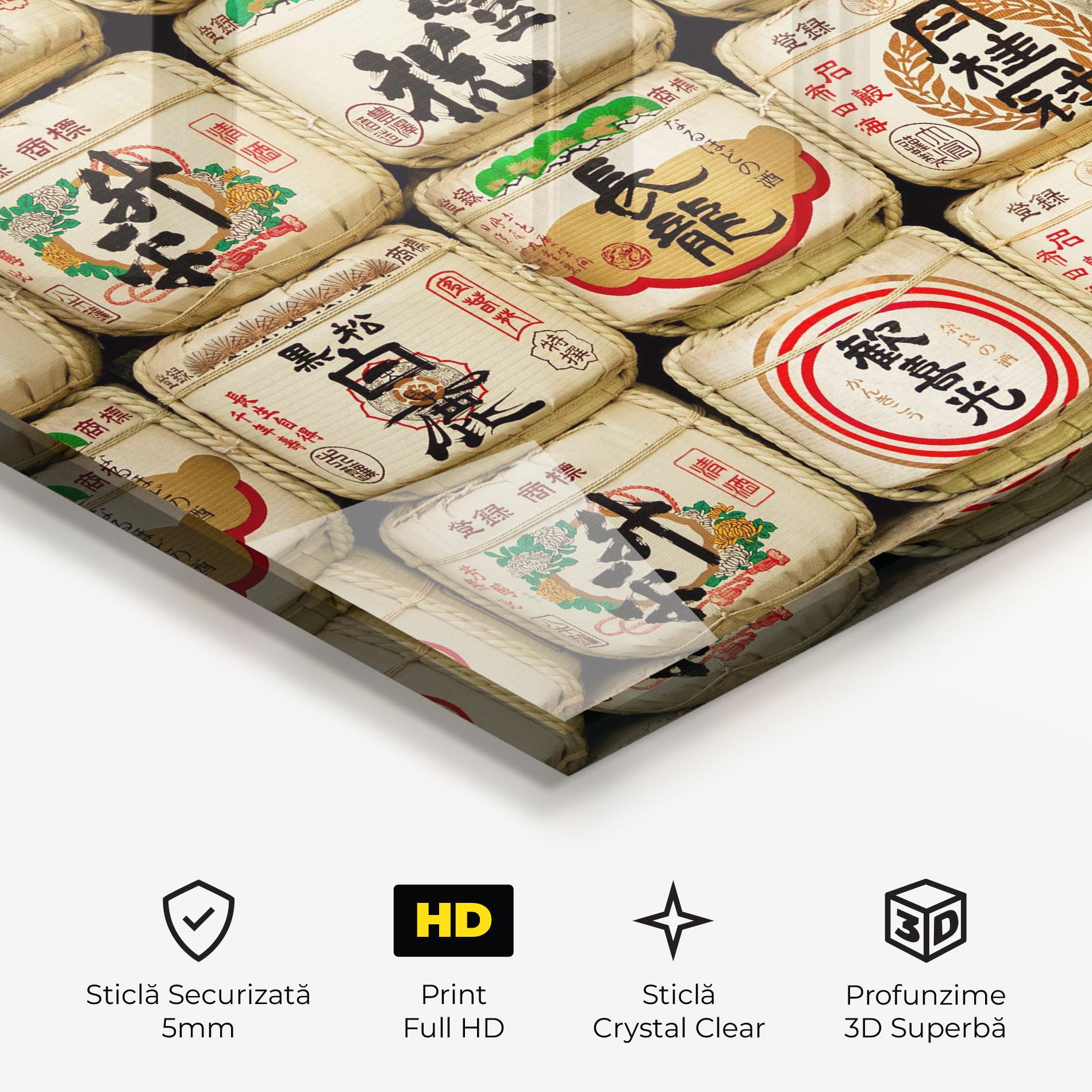 Tablou Sticla Meiji Jingu Shrine mockup 3