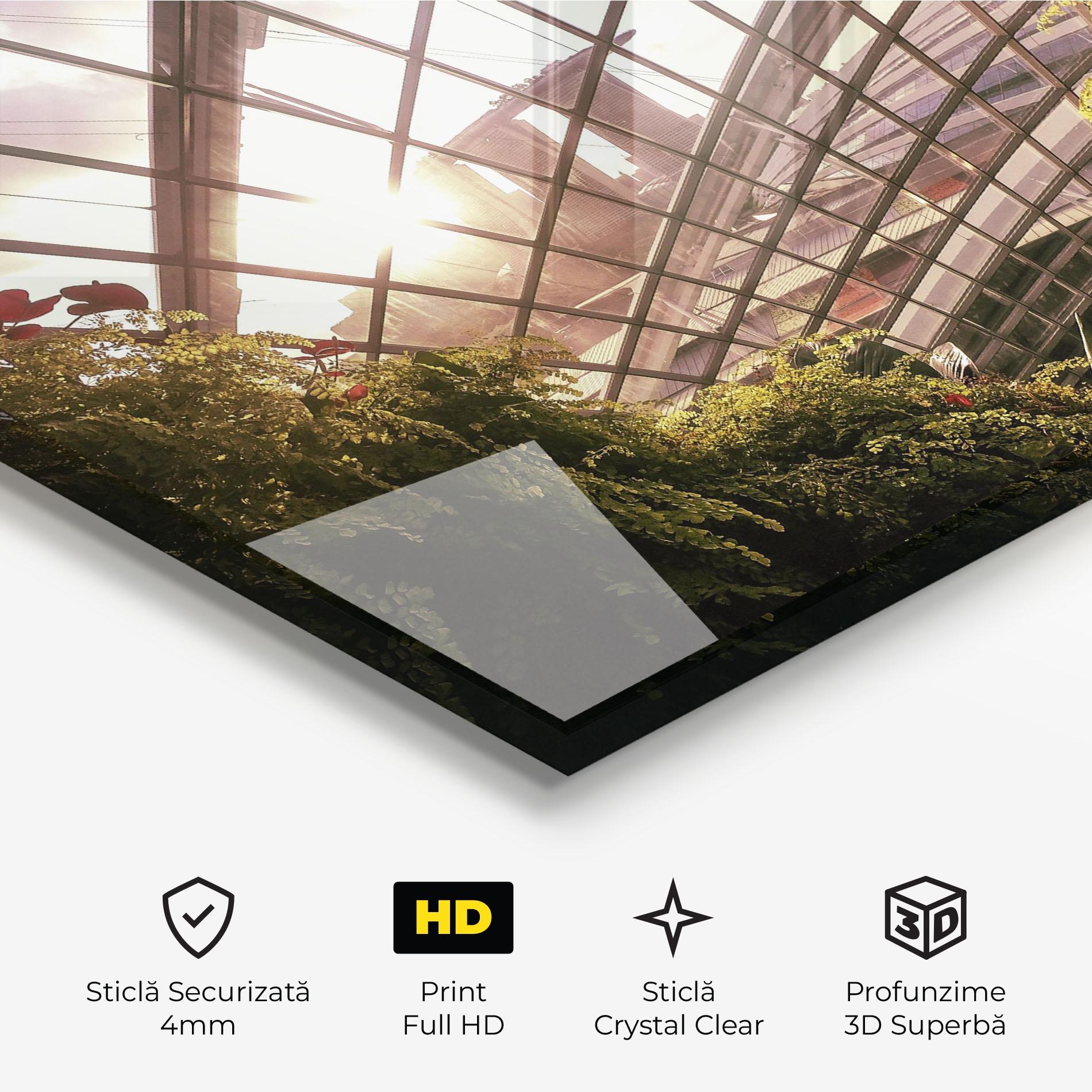 Tablou Sticla Cloud Forest mockup 3