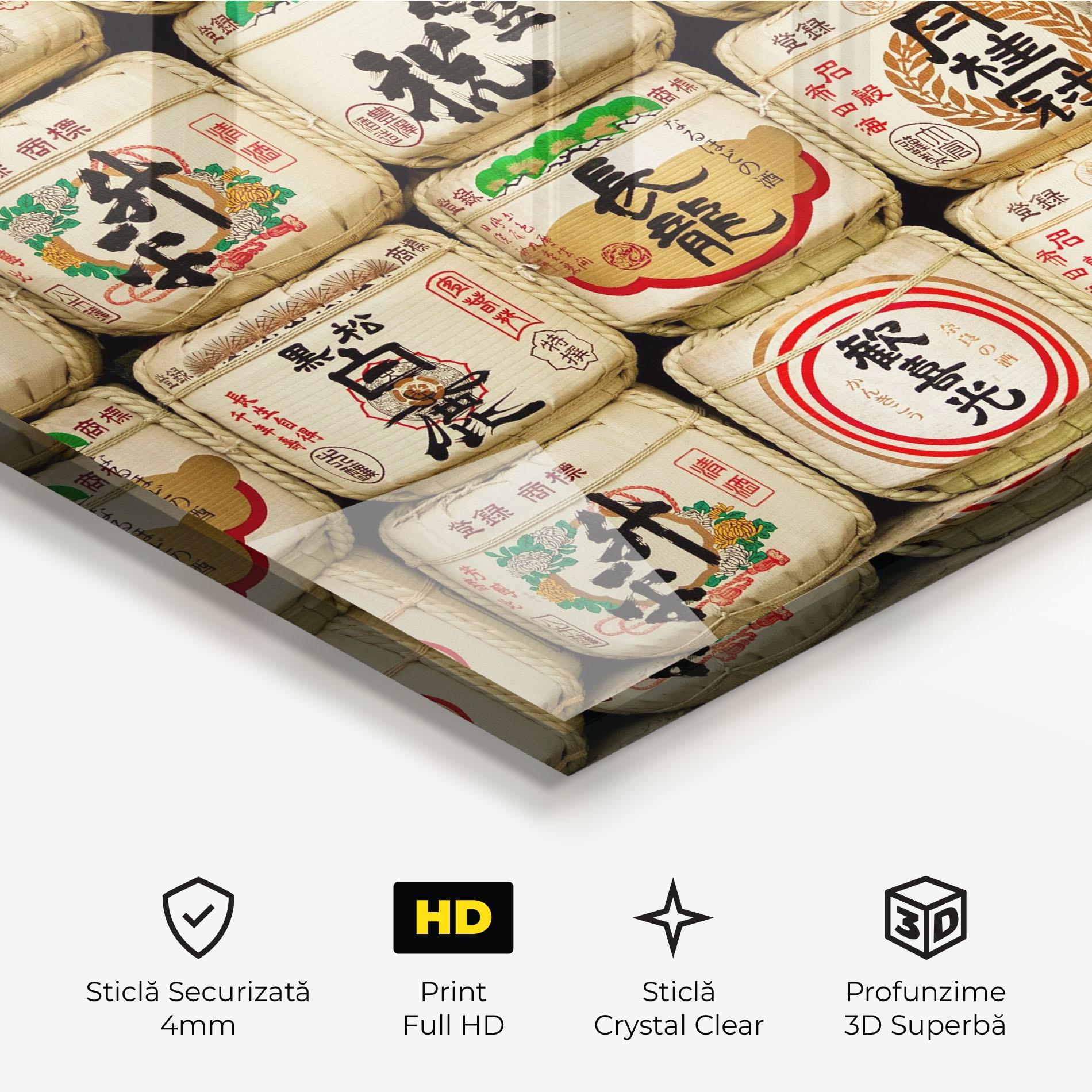 Tablou Sticla Meiji Jingu Shrine mockup 3