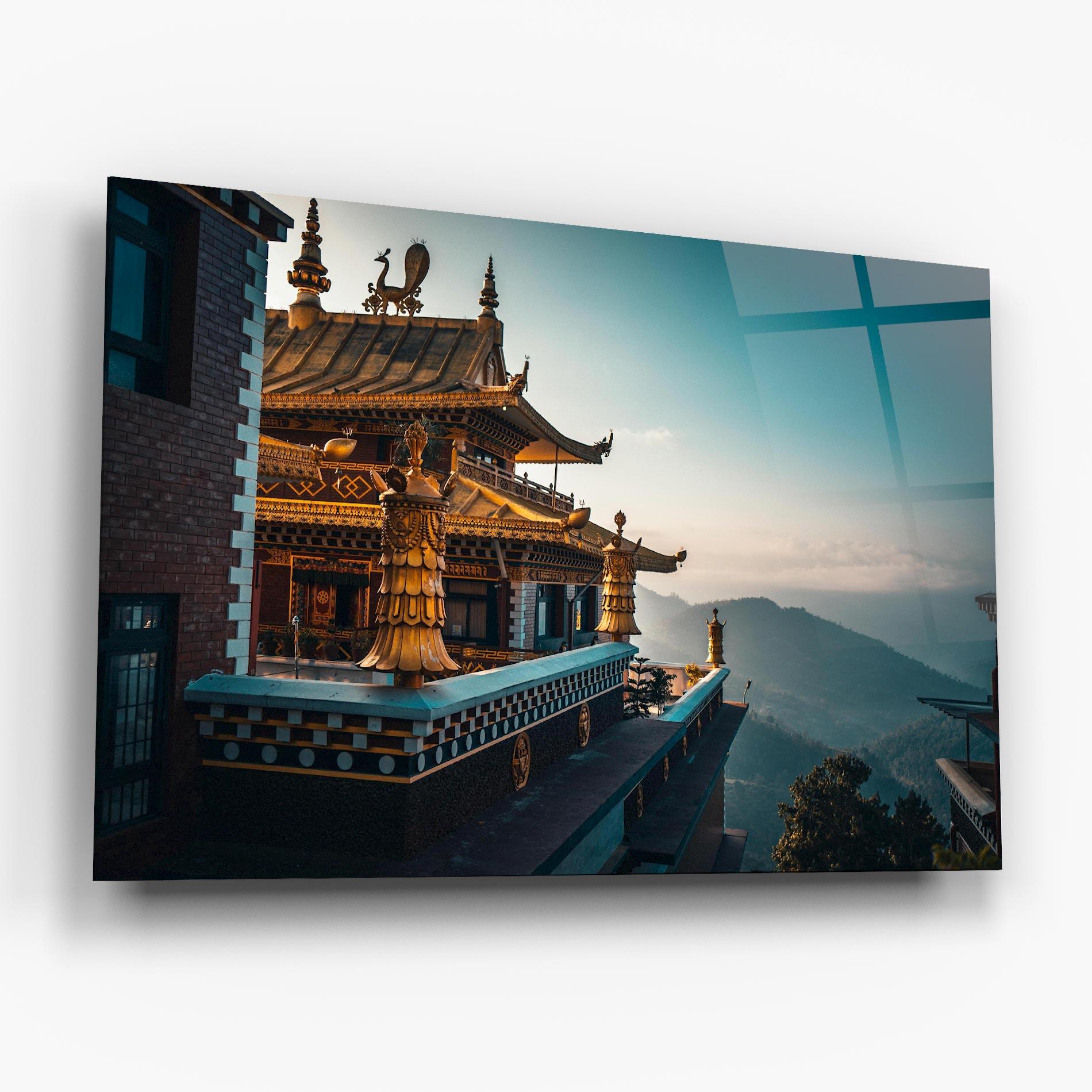 Tablou Sticla Namo Buddha mockup 6