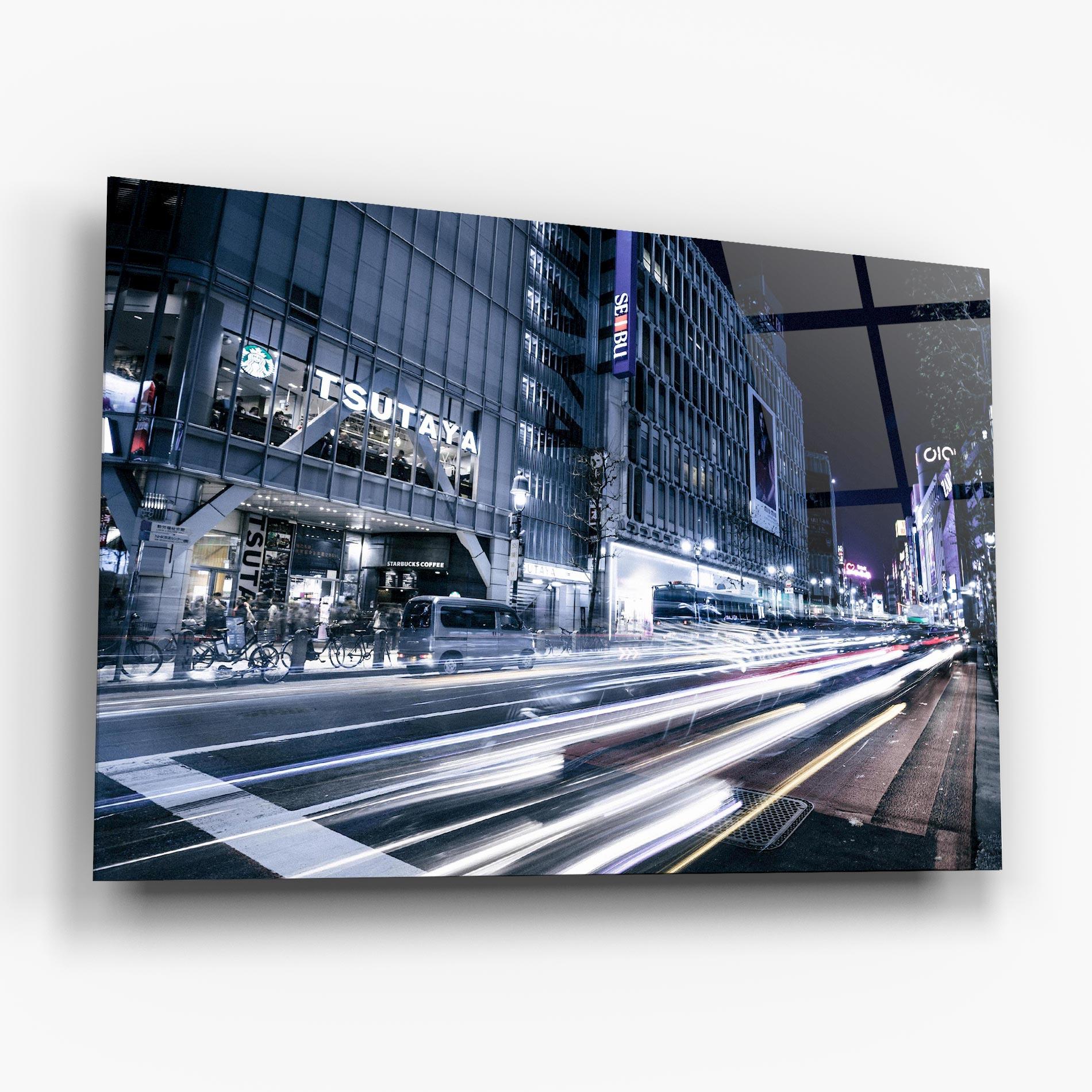 Tablou Sticla Road Traffic mockup 6