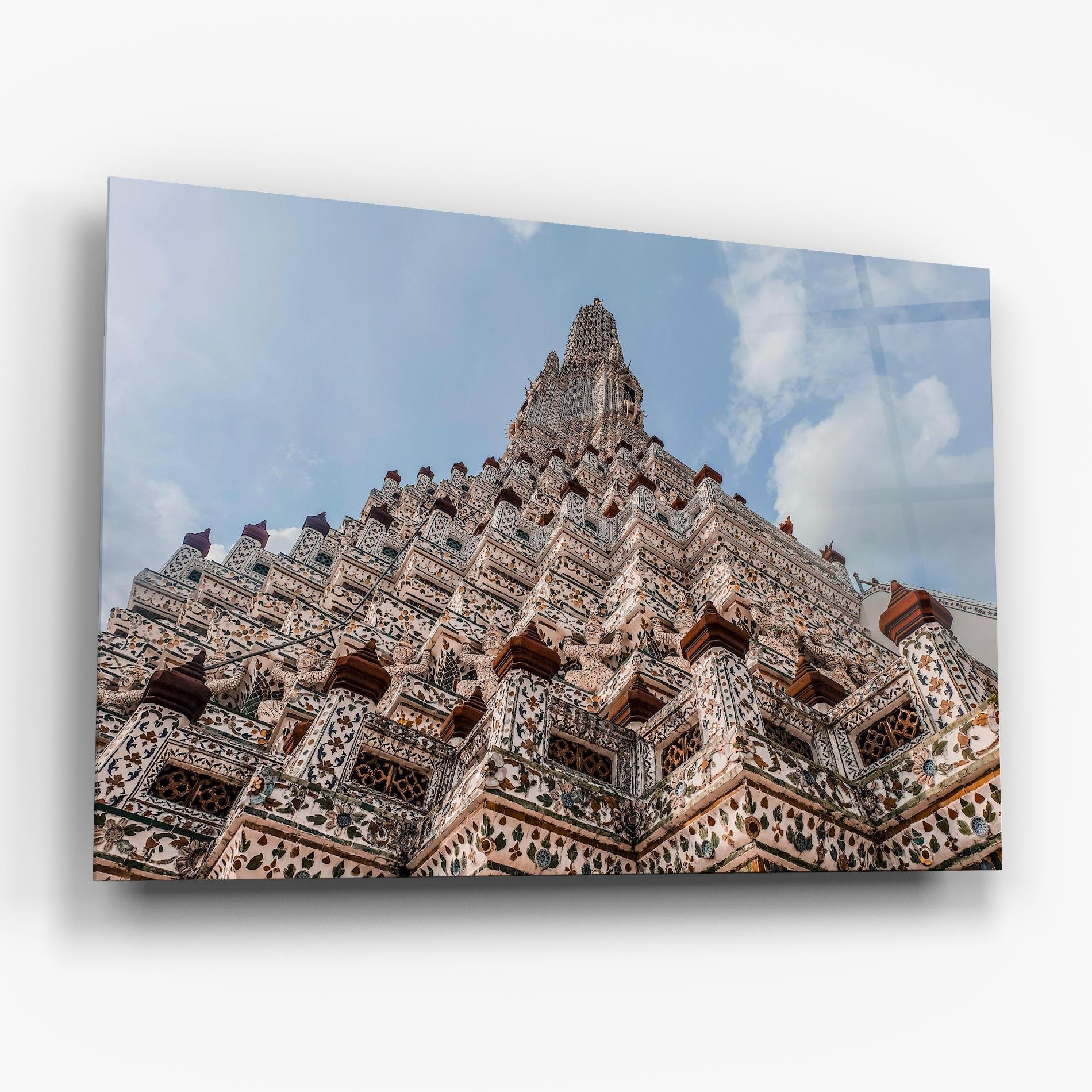 Tablou Sticla Temple Of Dawn mockup 6