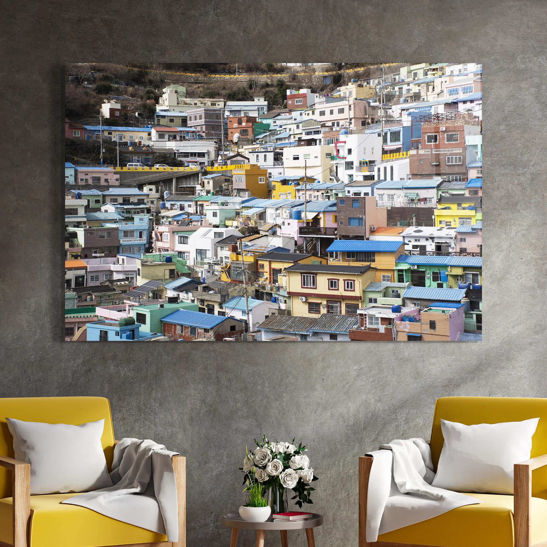 Tablou Sticla South Korea mockup 4