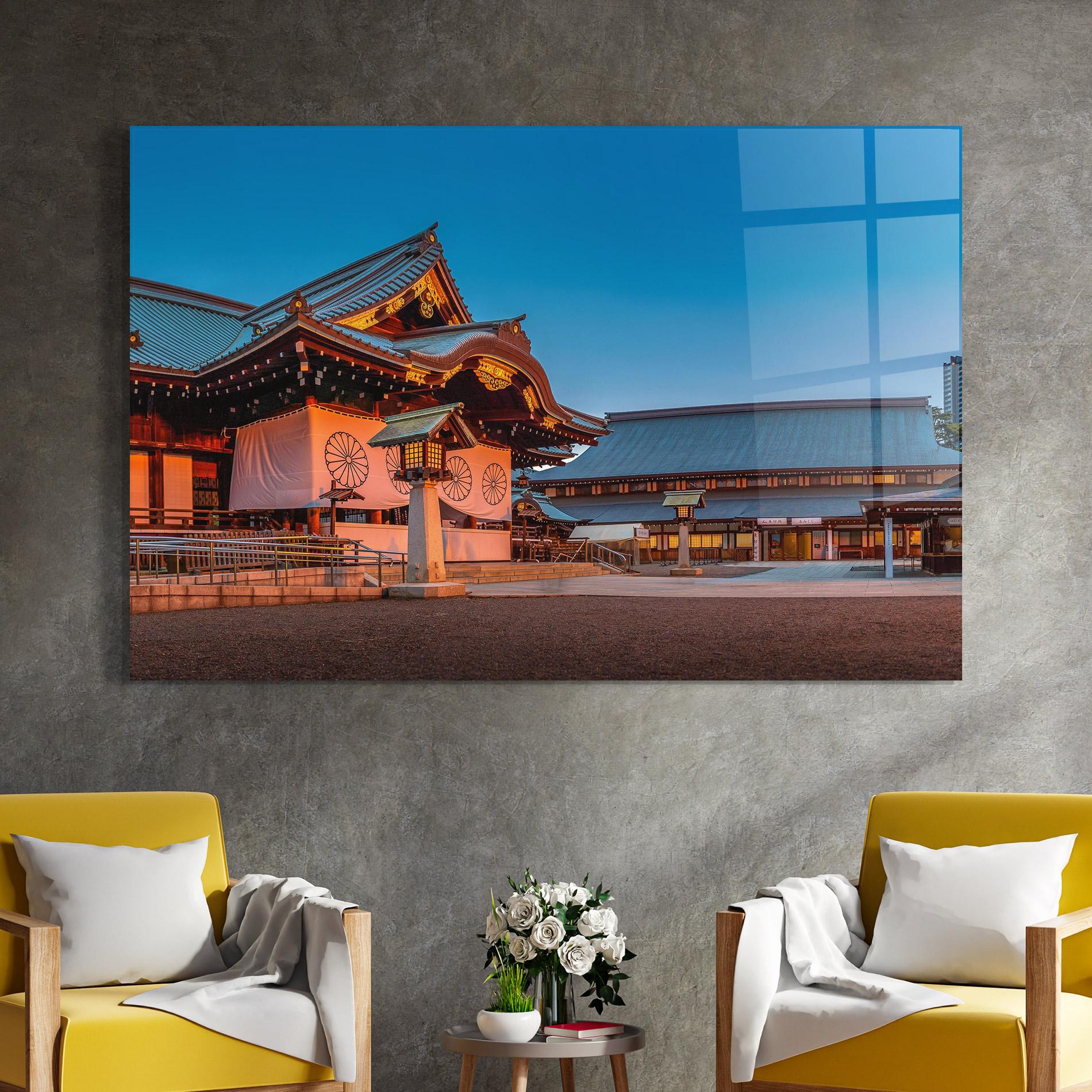 Tablou Sticla Yasukuni Jinja mockup 4