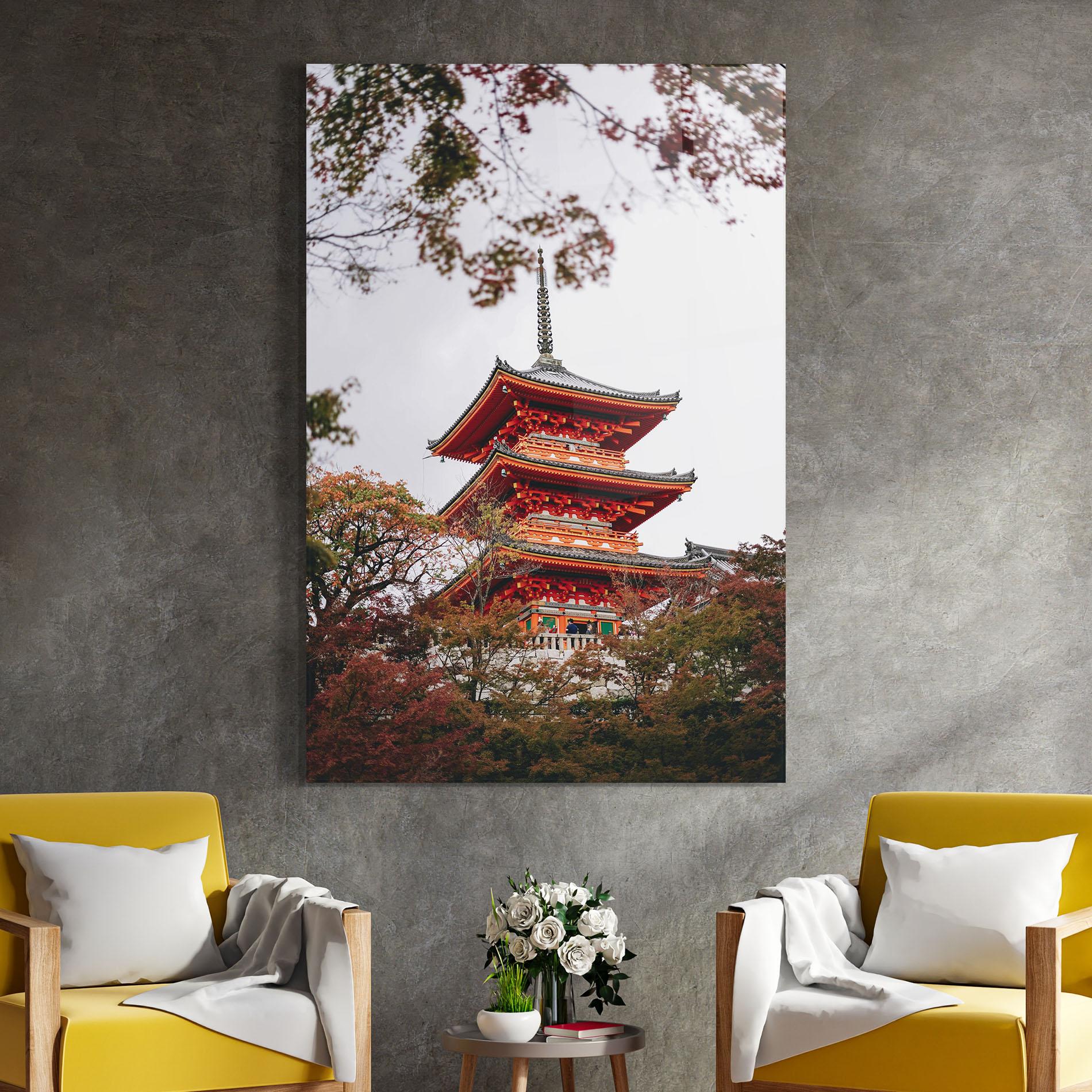 Tablou Sticla Kiyomizu Dera mockup 4