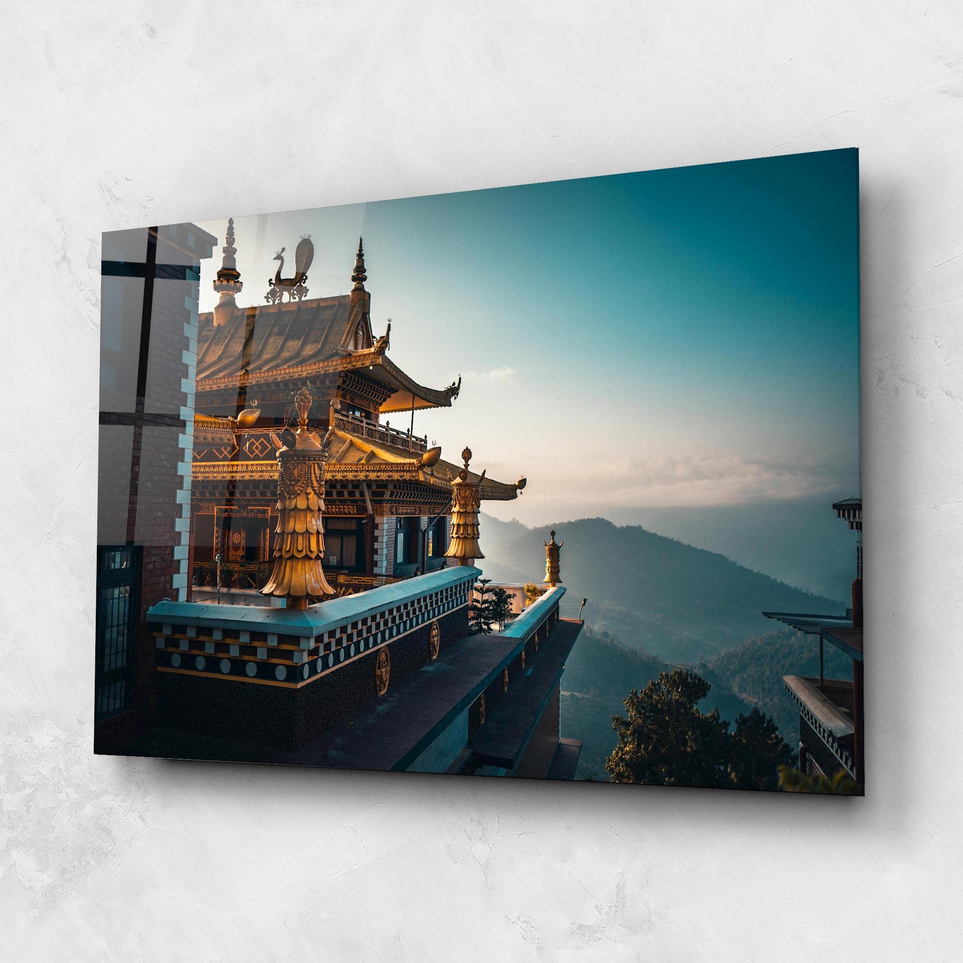 Tablou Sticla Namo Buddha mockup 1