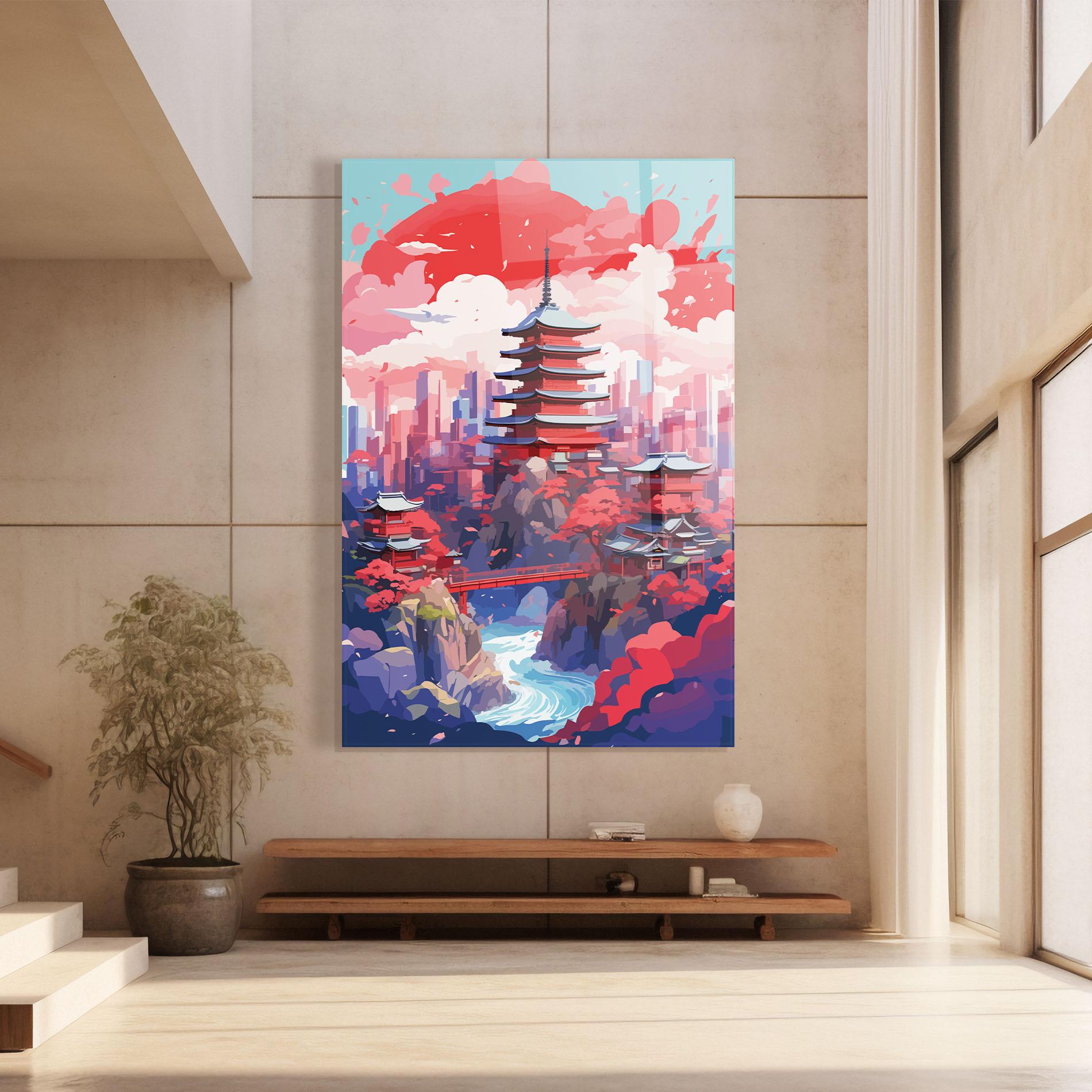 Tablou Sticla City Style Art mockup 8