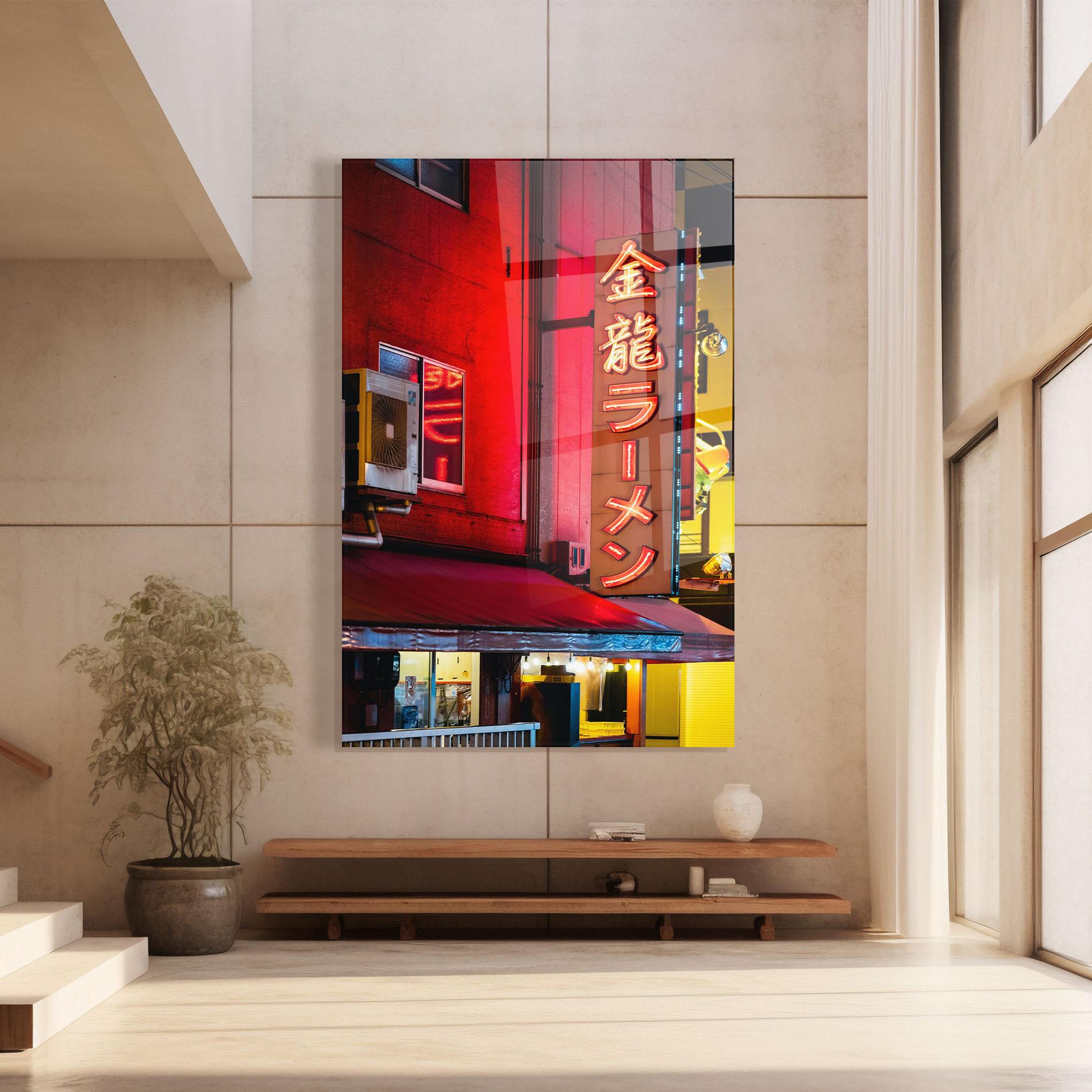 Tablou Sticla Ramen Restaurant mockup 8