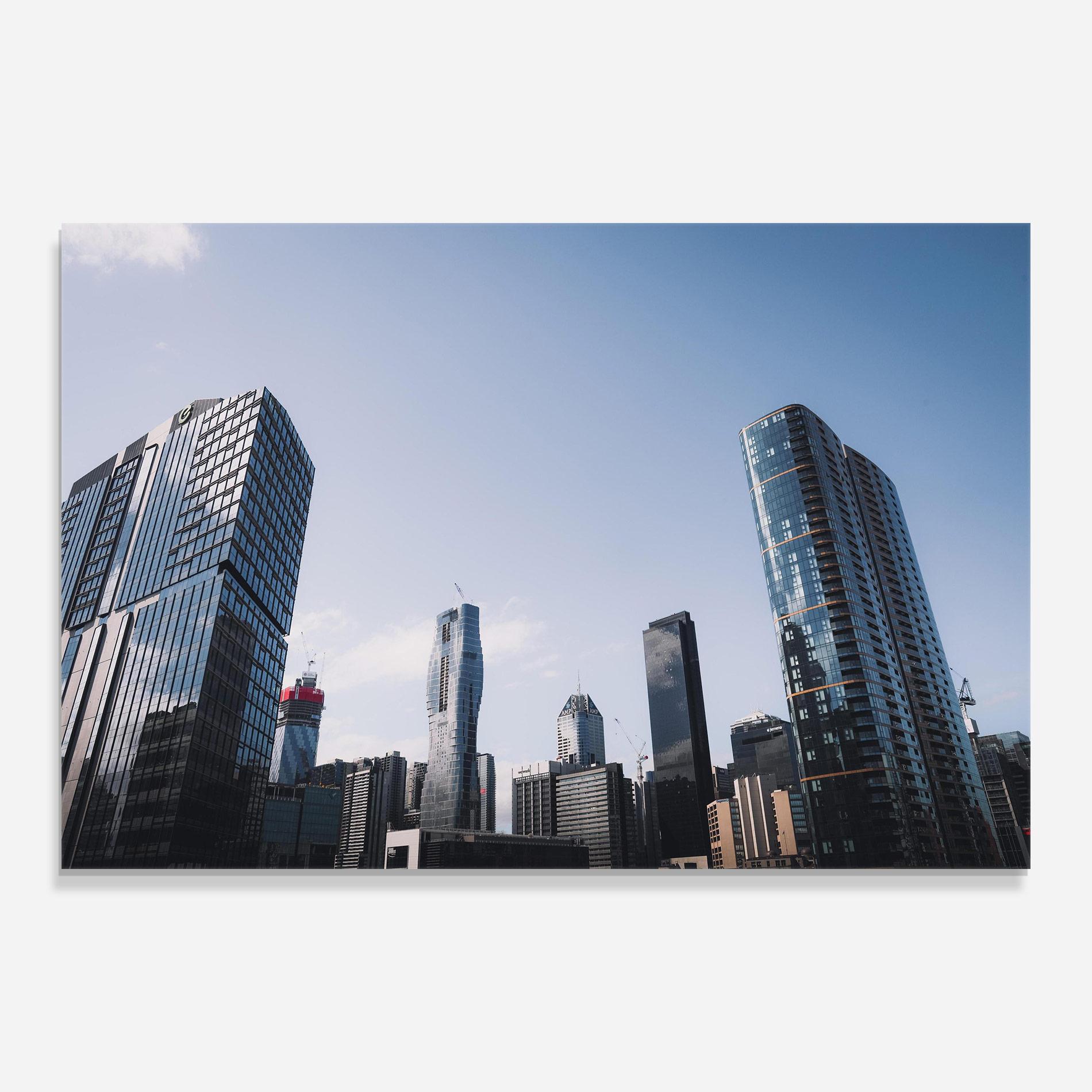 Tablou Sticla Business Building mockup 0