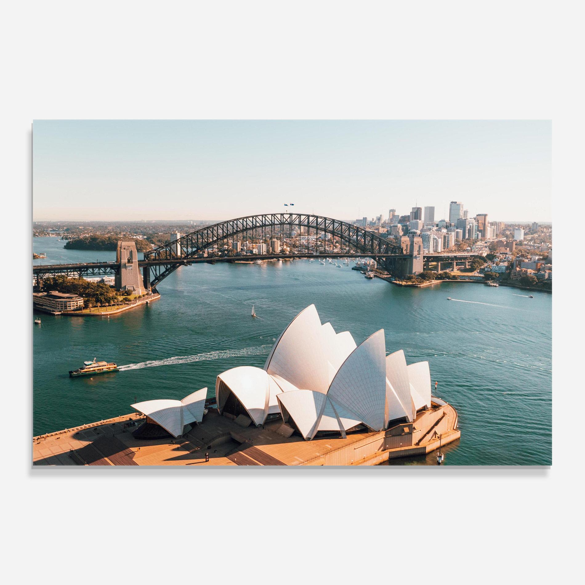 Tablou Sticla Sydney View mockup 0