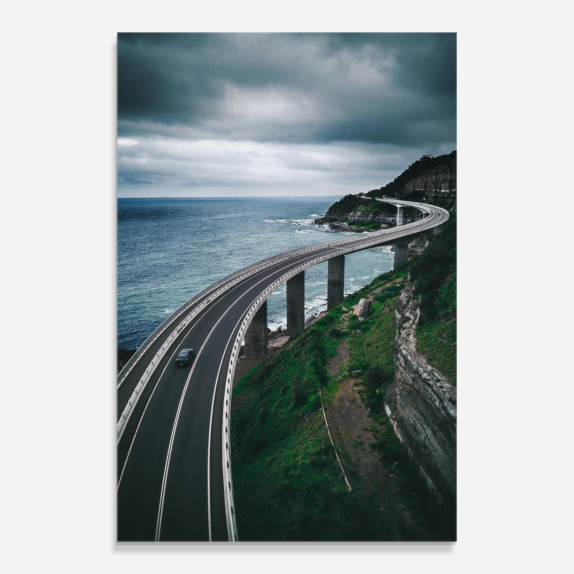 Road Cloudy Day mockup 0