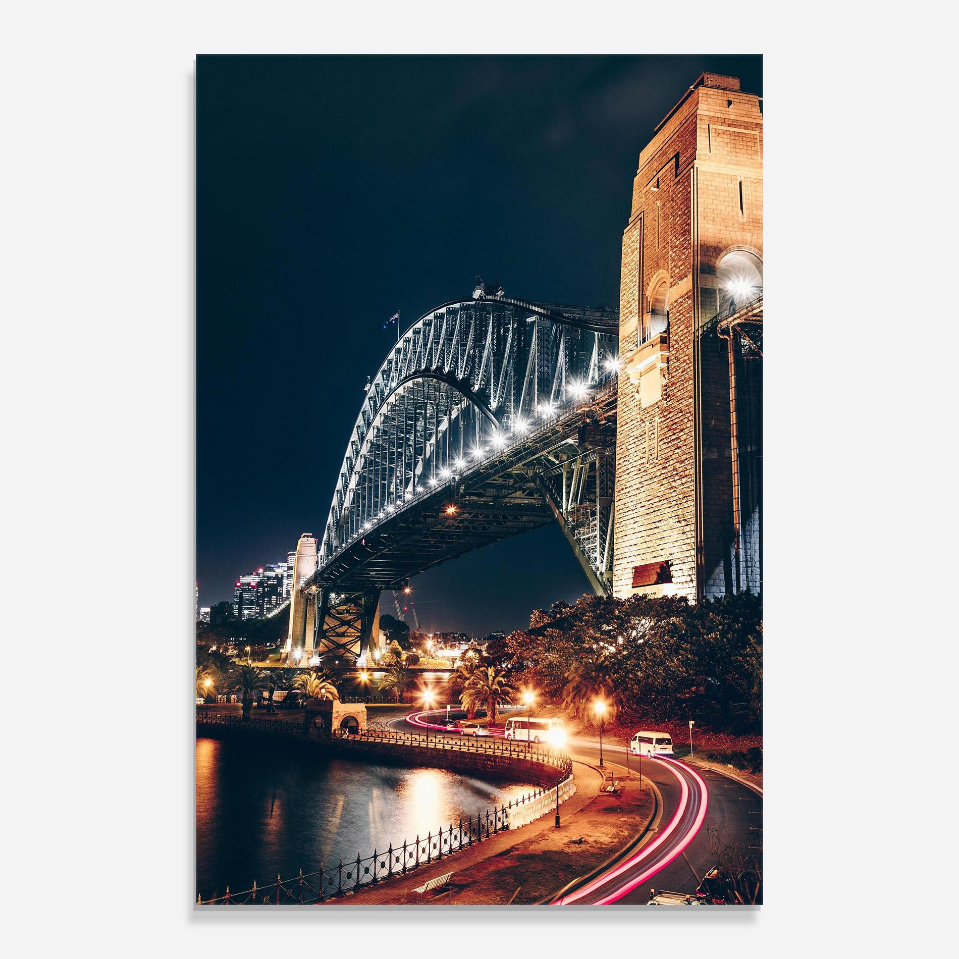 Tablou Sticla Sydney Harbour Bridge mockup 0