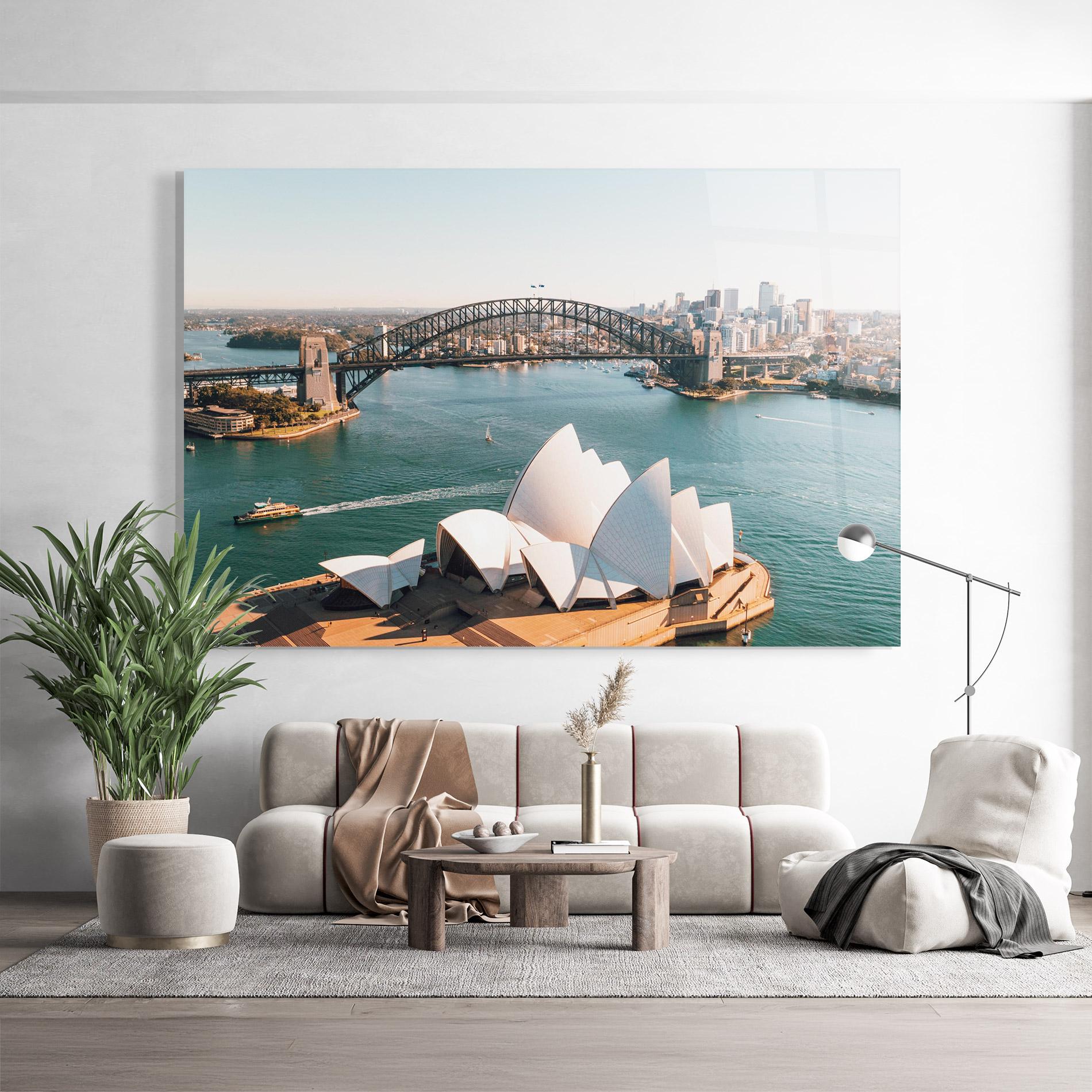 Tablou Sticla Sydney View mockup 9