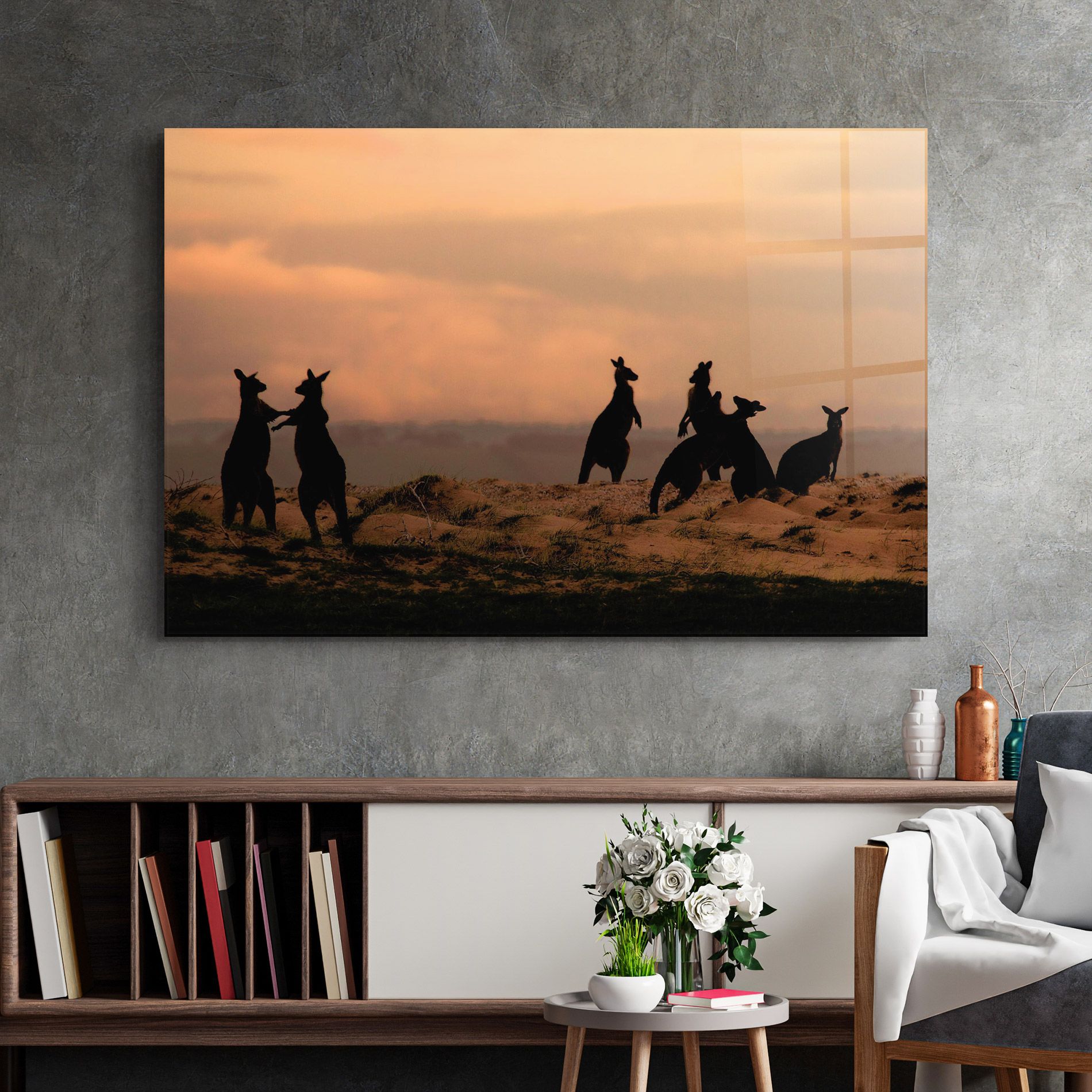 Kangaroos Playing mockup 2