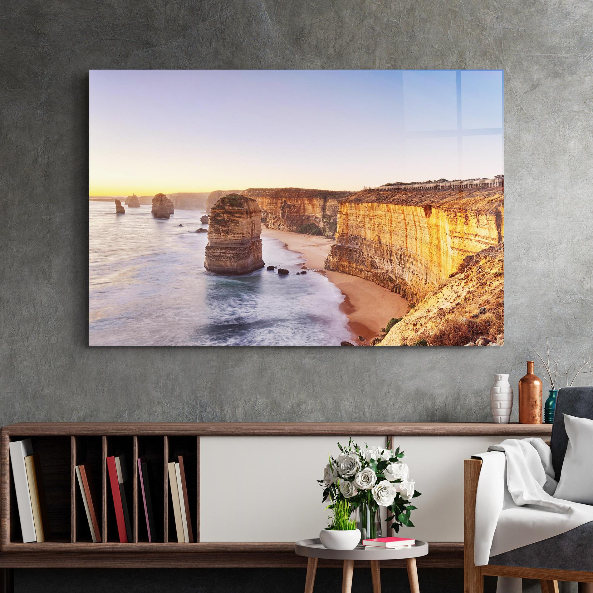 Tablou Sticla Victoria Port mockup 2