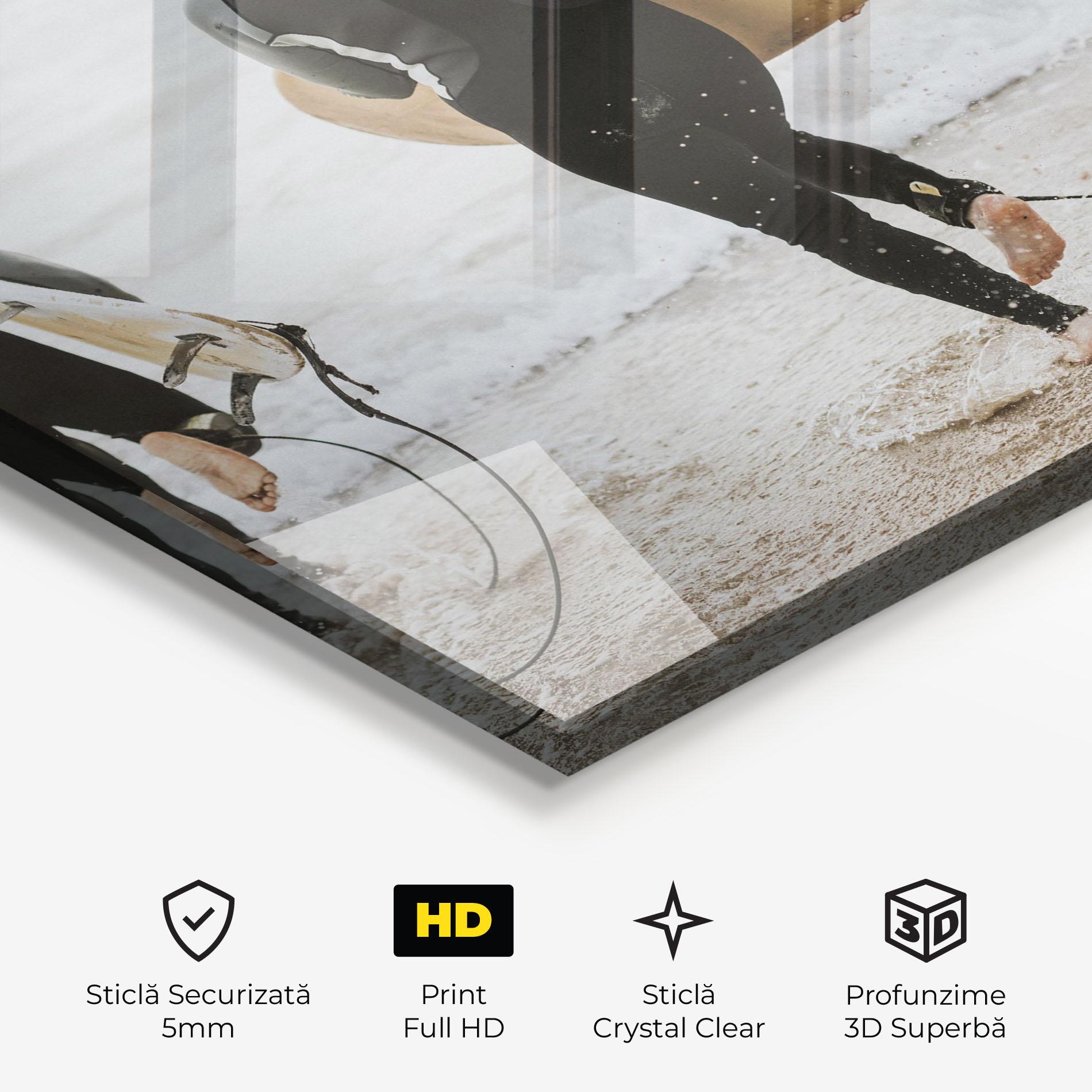 Tablou Sticla Australian Beach mockup 3