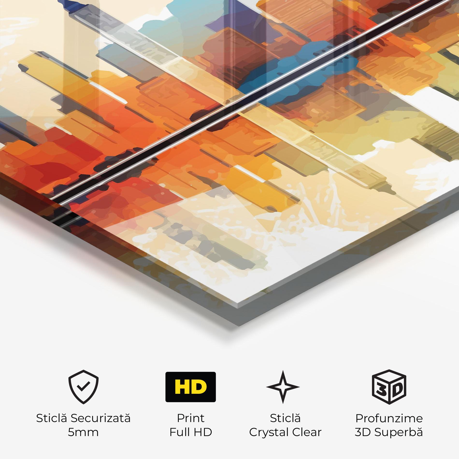 Tablou Sticla Australian River mockup 3