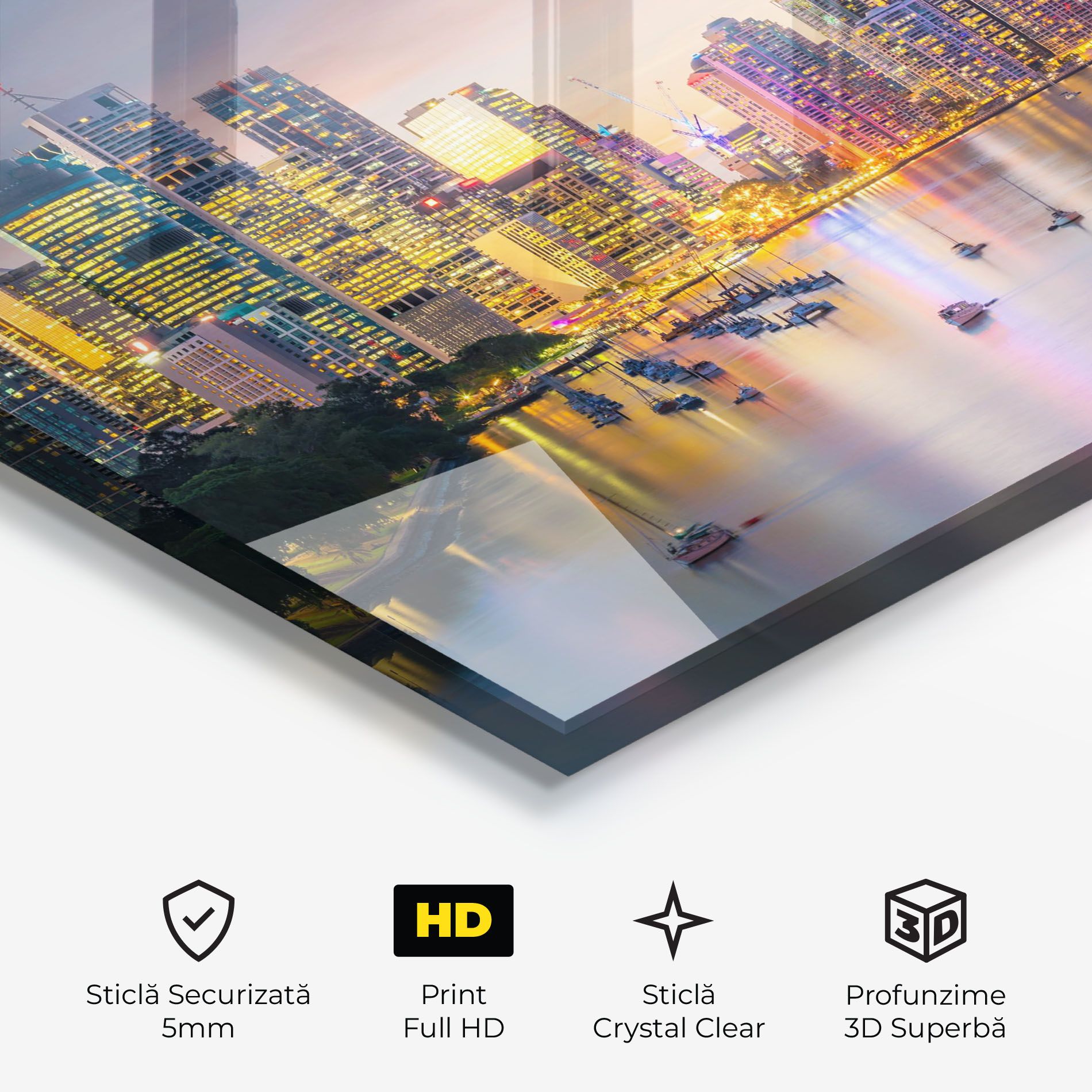 Brisbane City Skyline mockup 3