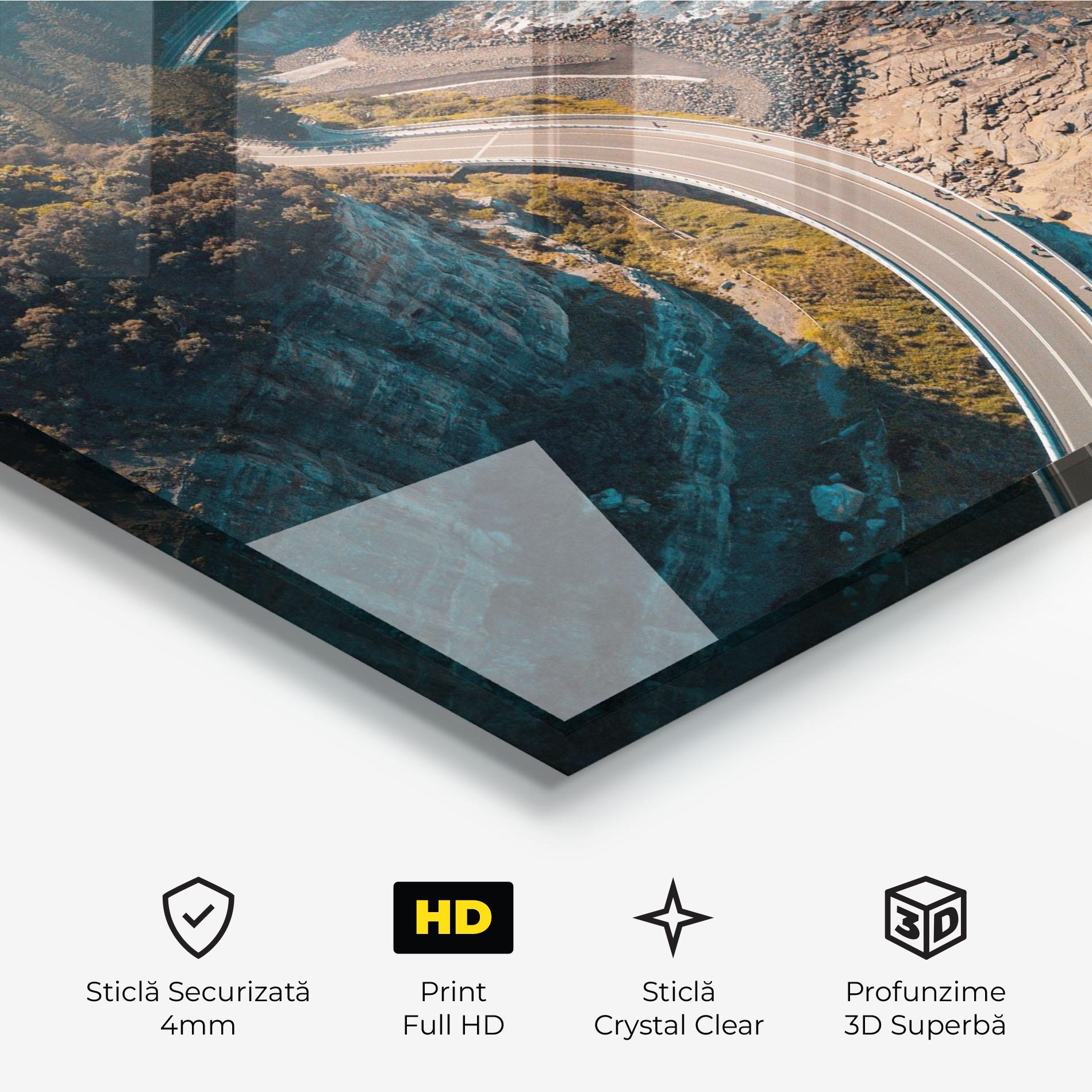 Tablou Sticla Australia Road mockup 3