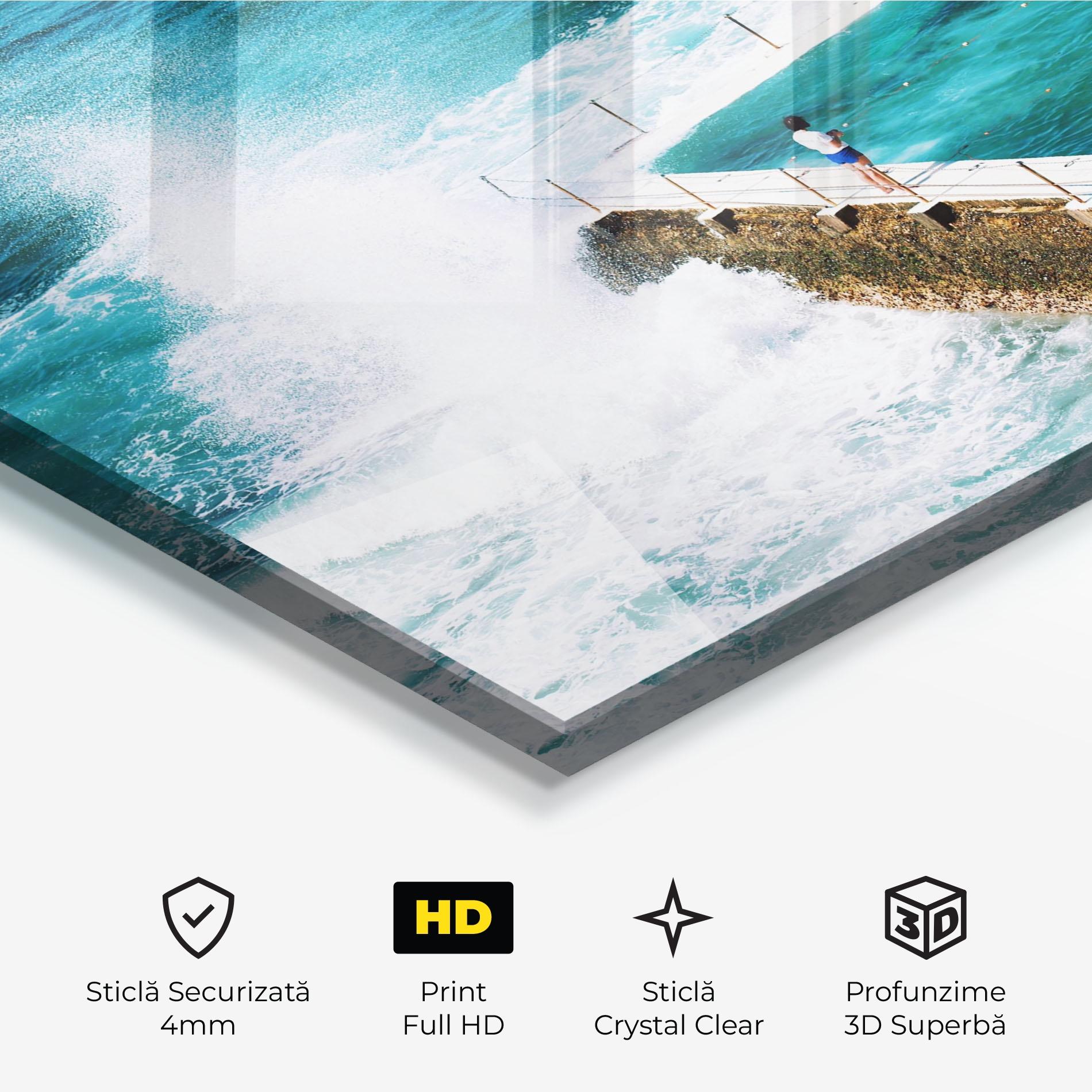 Tablou Sticla Bondi Beach mockup 3