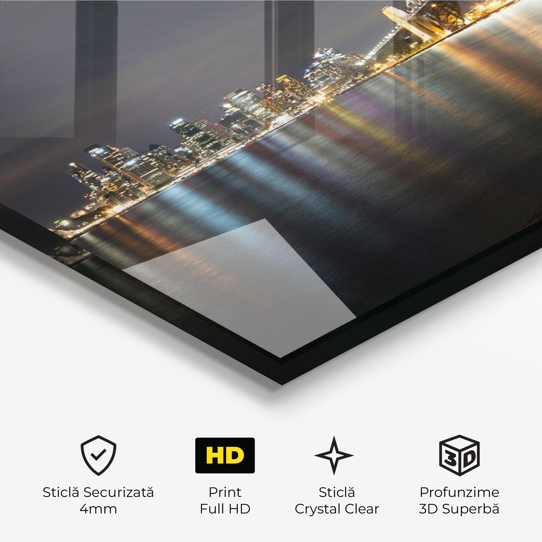 Tablou Sticla Harbour Bridge mockup 3