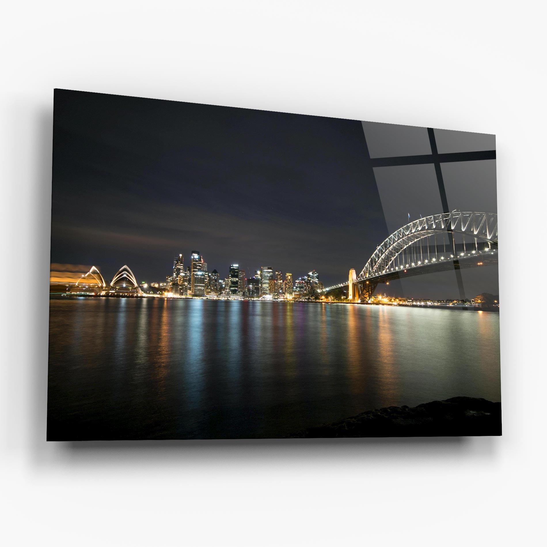 Tablou Sticla Harbour Bridge mockup 6