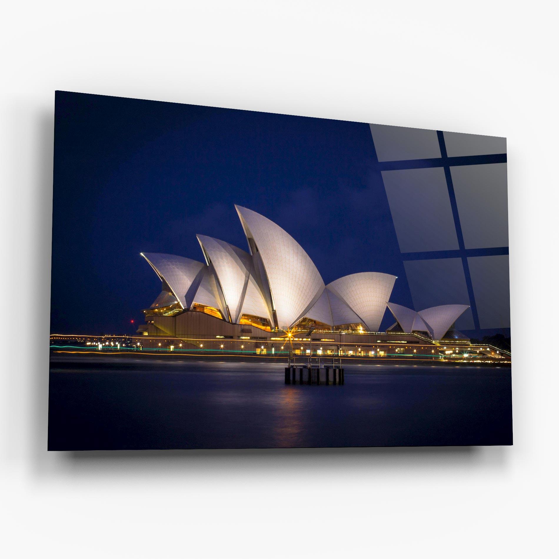 Tablou Sticla Opera House View mockup 6