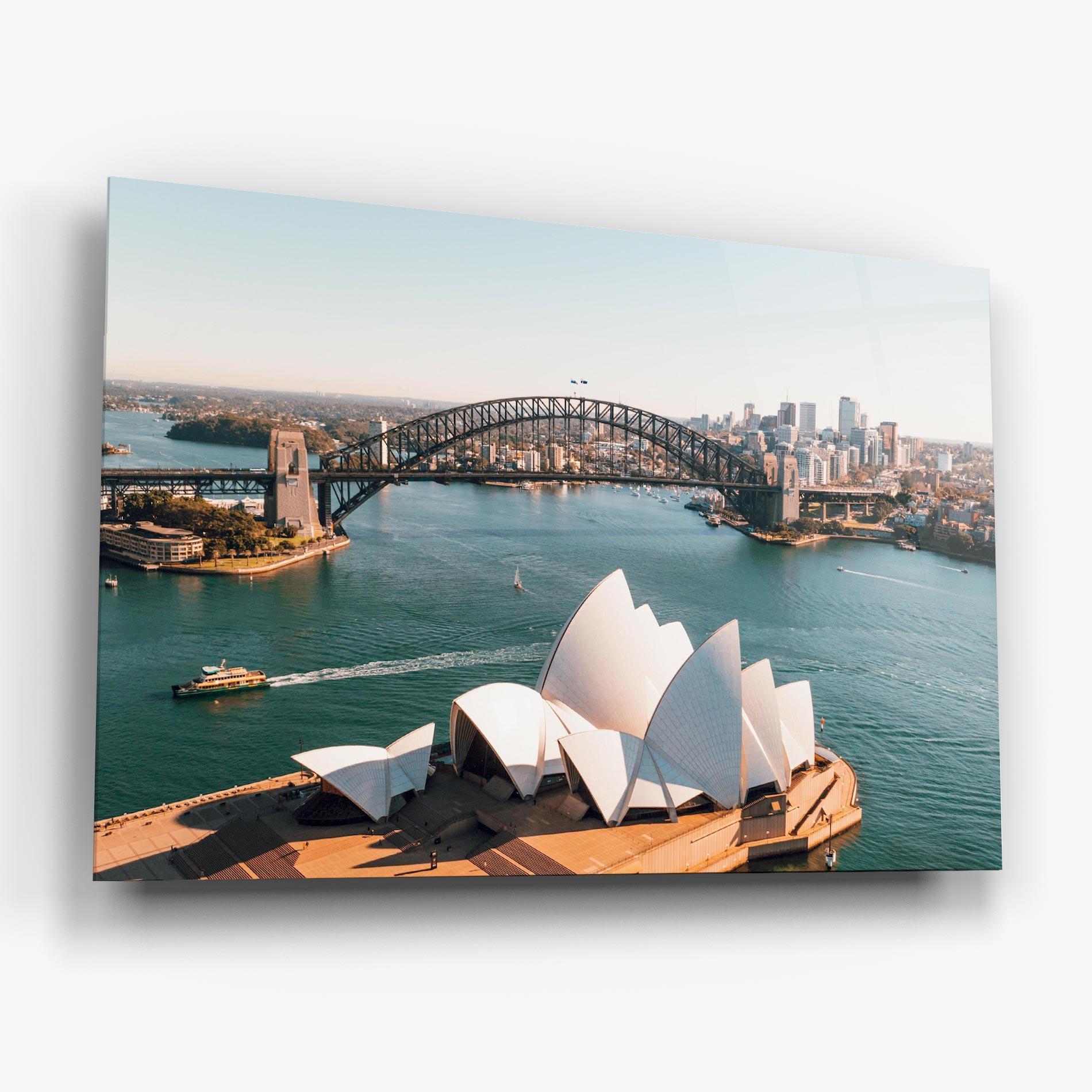 Tablou Sticla Sydney View mockup 6
