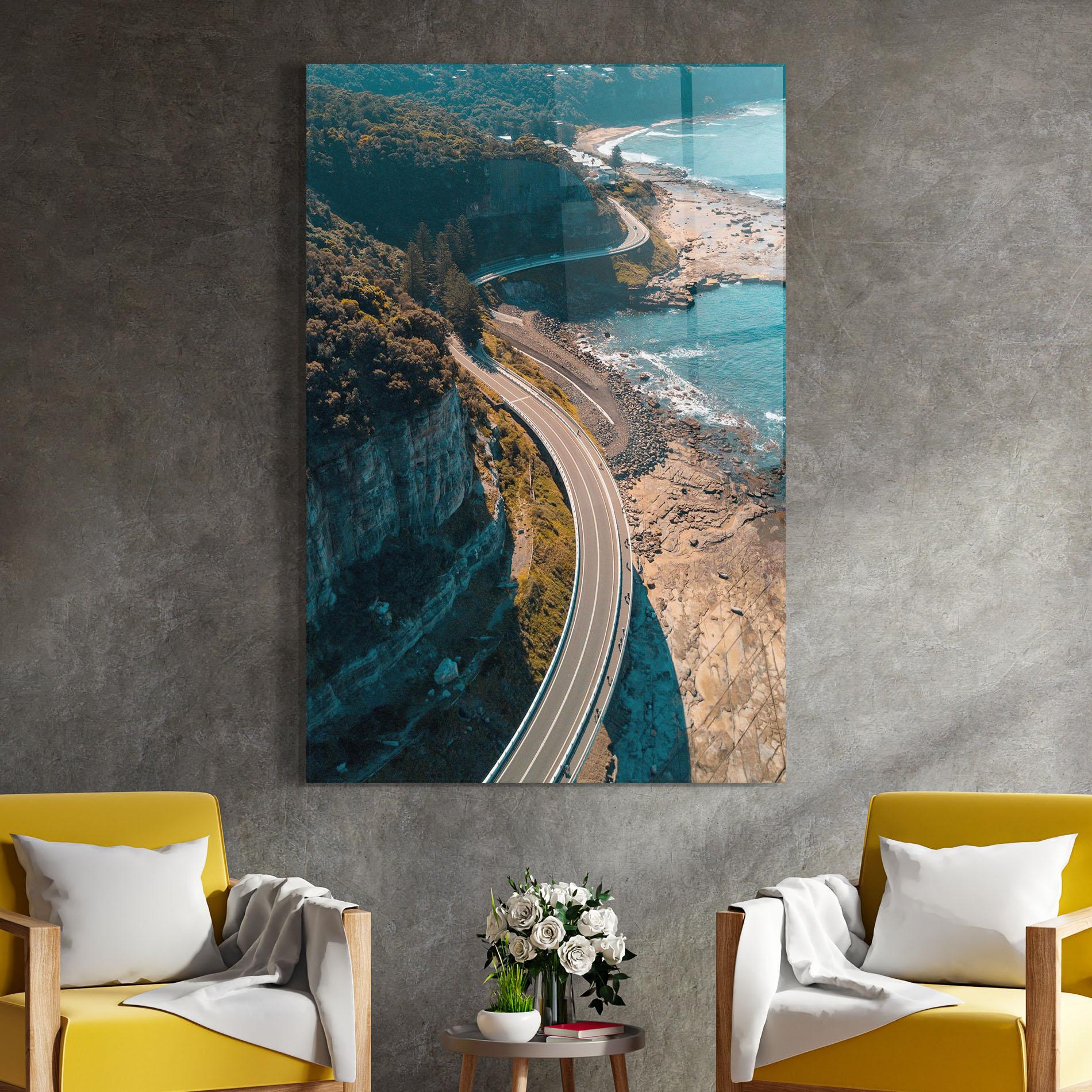 Tablou Sticla Australia Road mockup 4