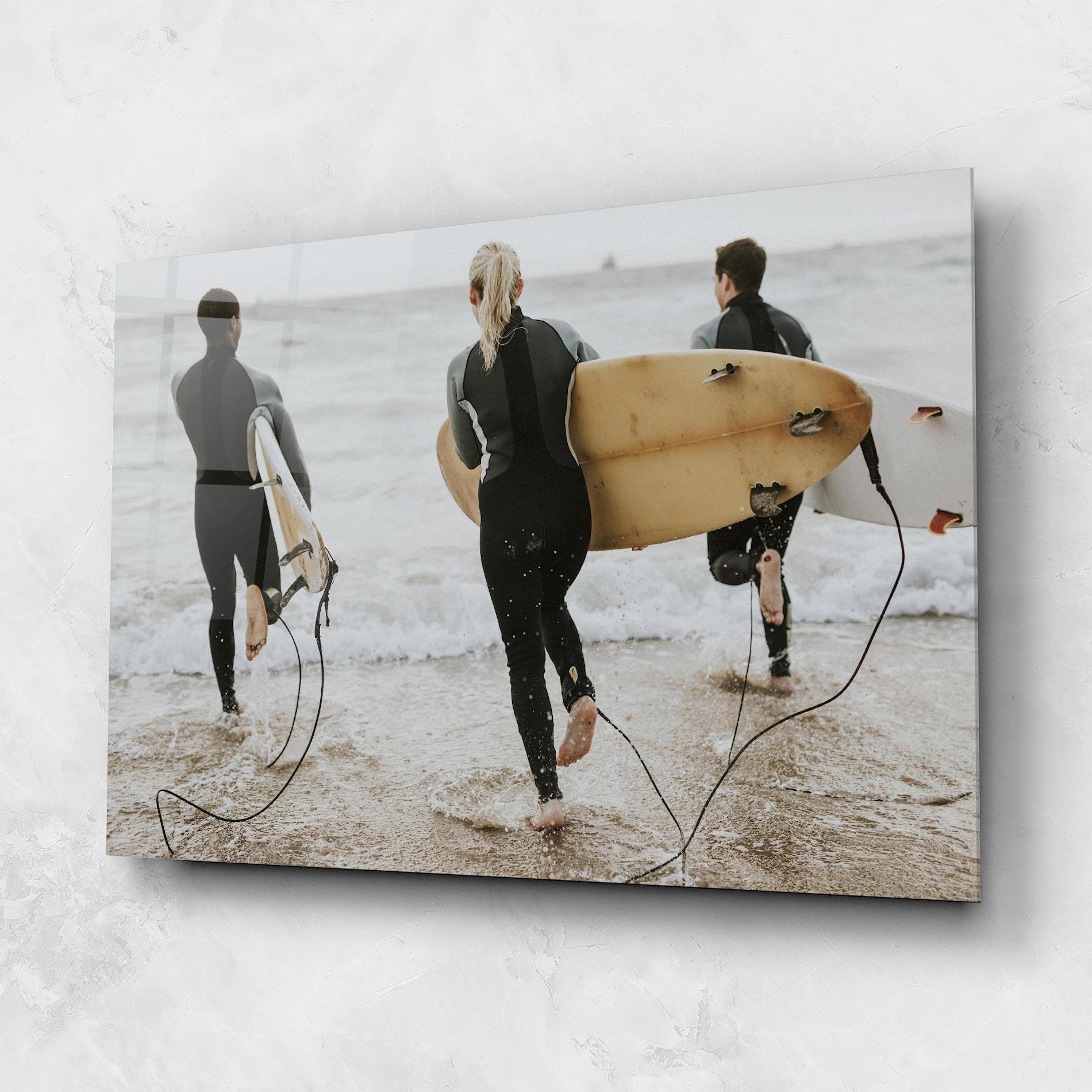 Tablou Sticla Australian Beach mockup 1