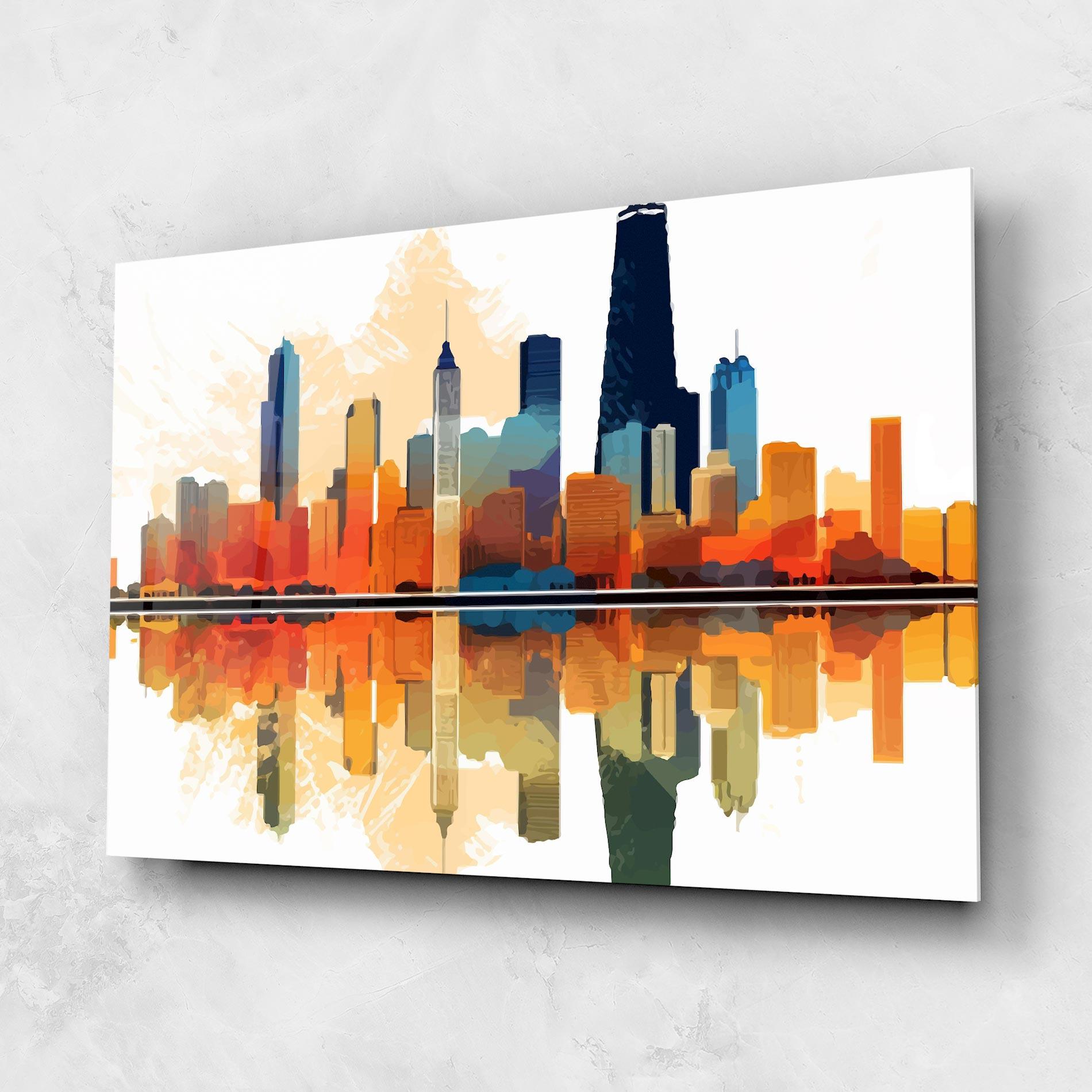 Tablou Sticla Australian River mockup 1