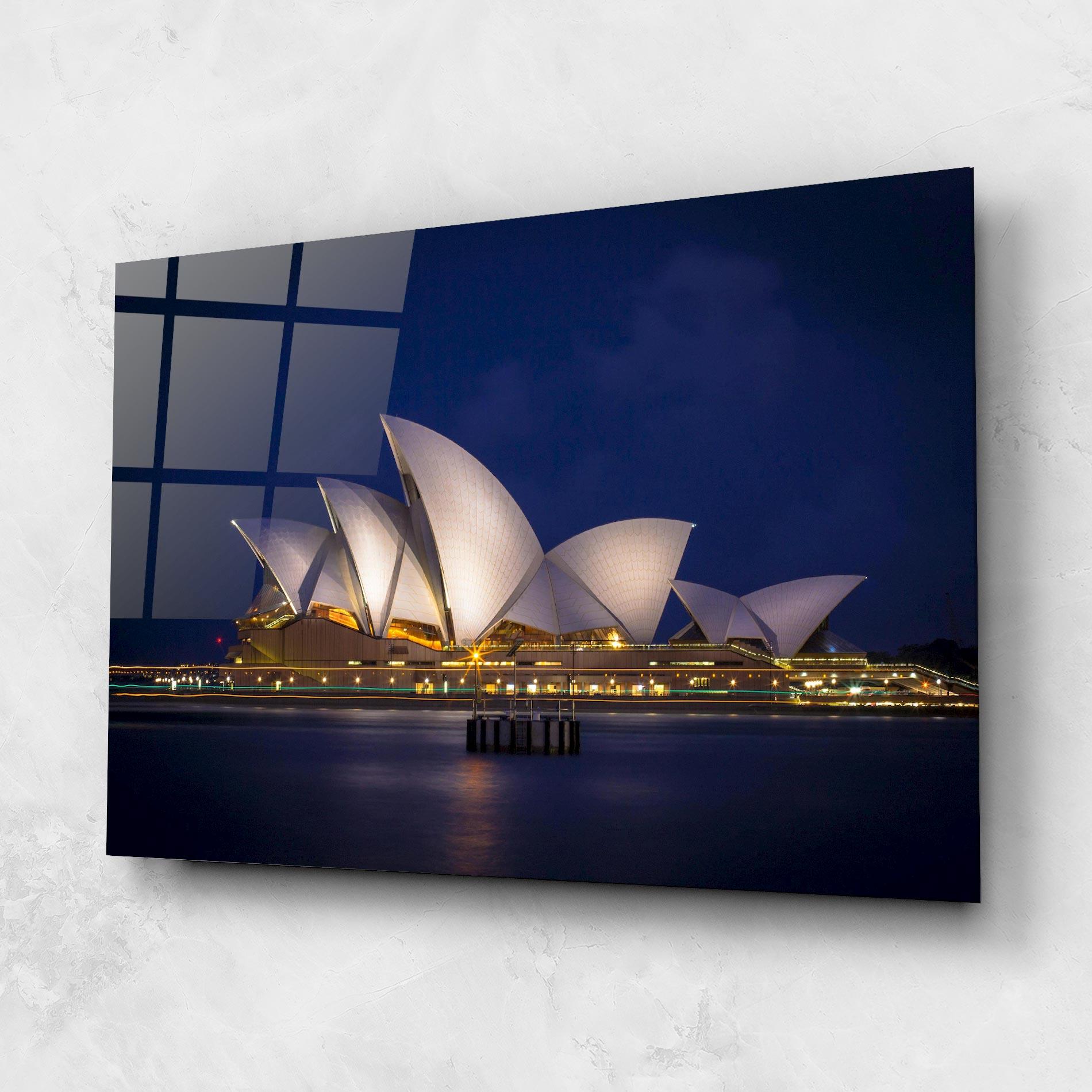 Tablou Sticla Opera House View mockup 1