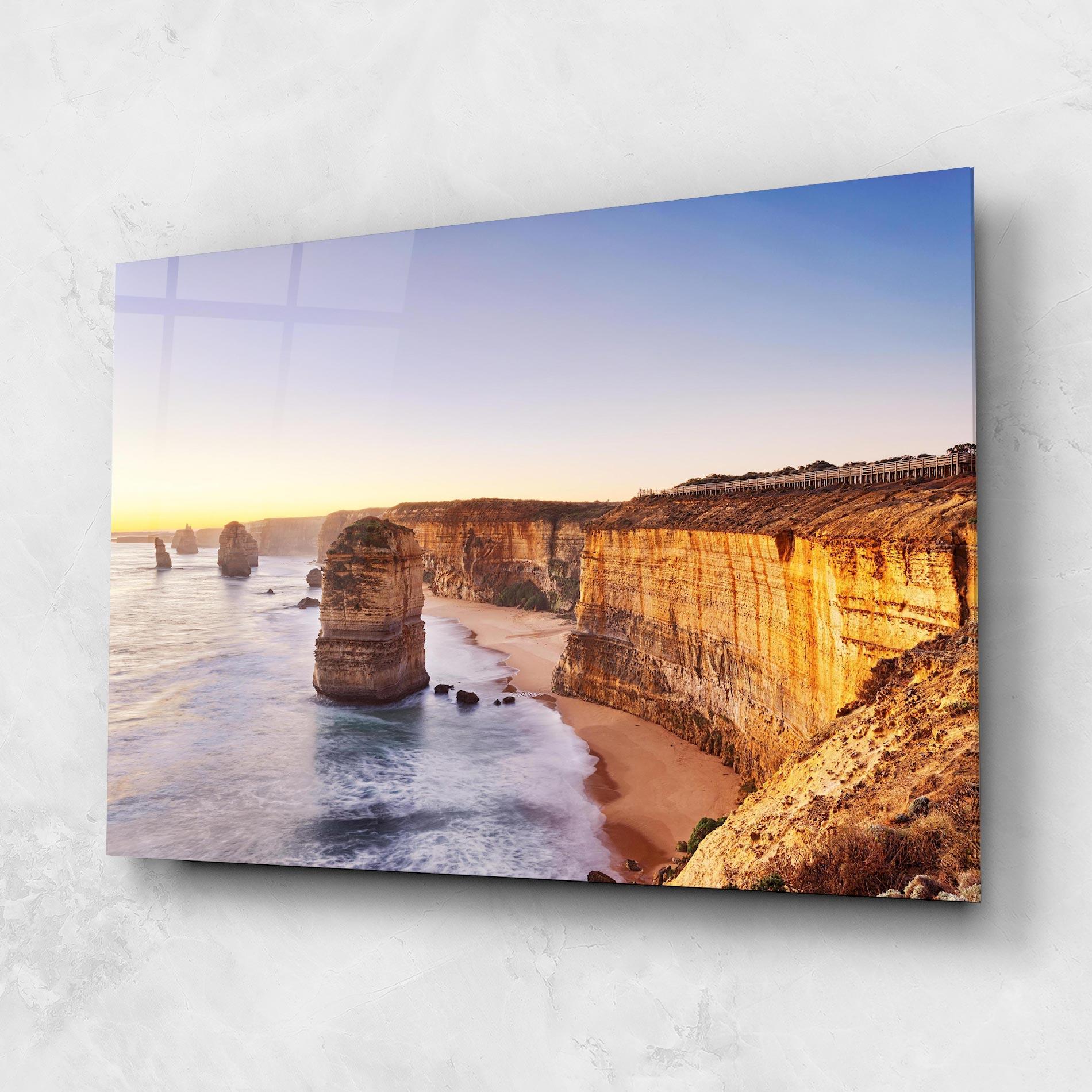 Tablou Sticla Victoria Port mockup 1