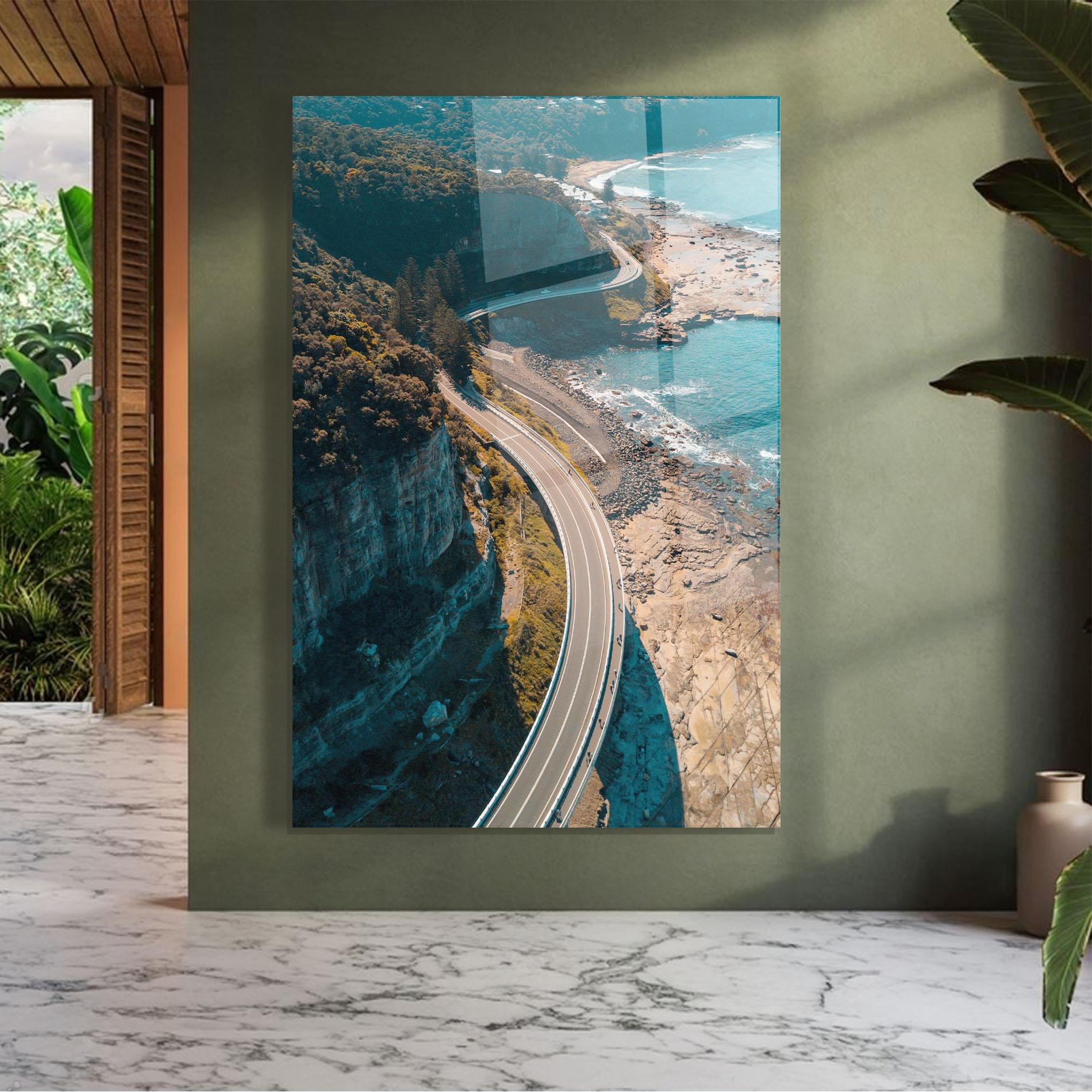 Tablou Sticla Australia Road mockup 7