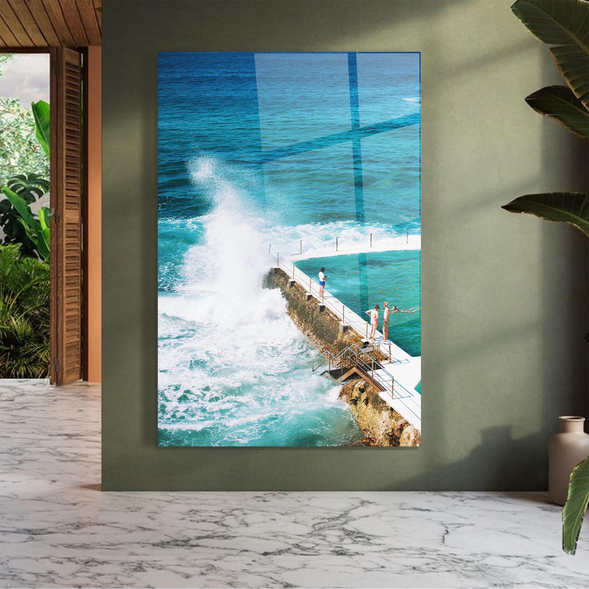 Tablou Sticla Bondi Beach mockup 7