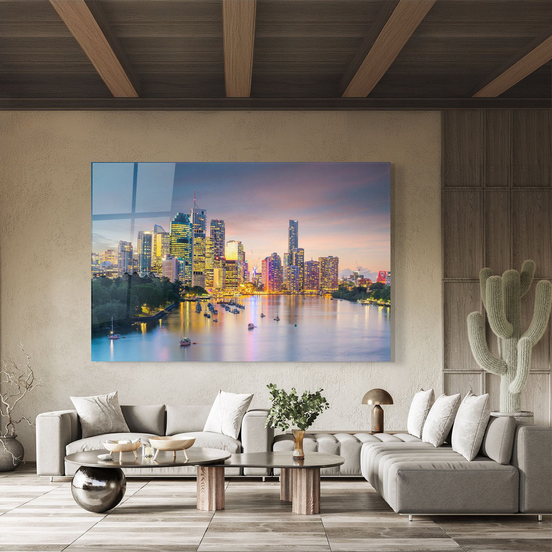 Brisbane City Skyline mockup 8