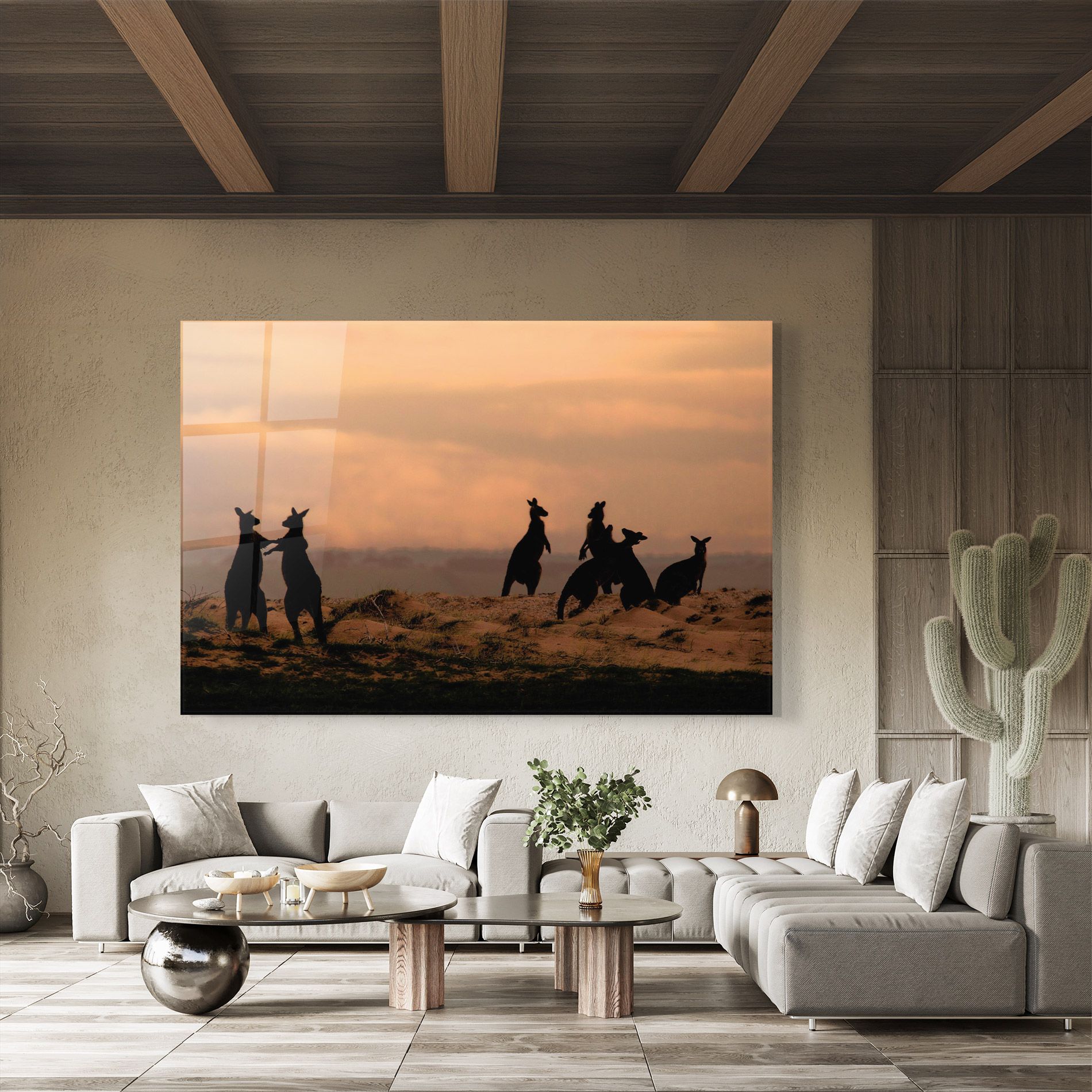 Kangaroos Playing mockup 8